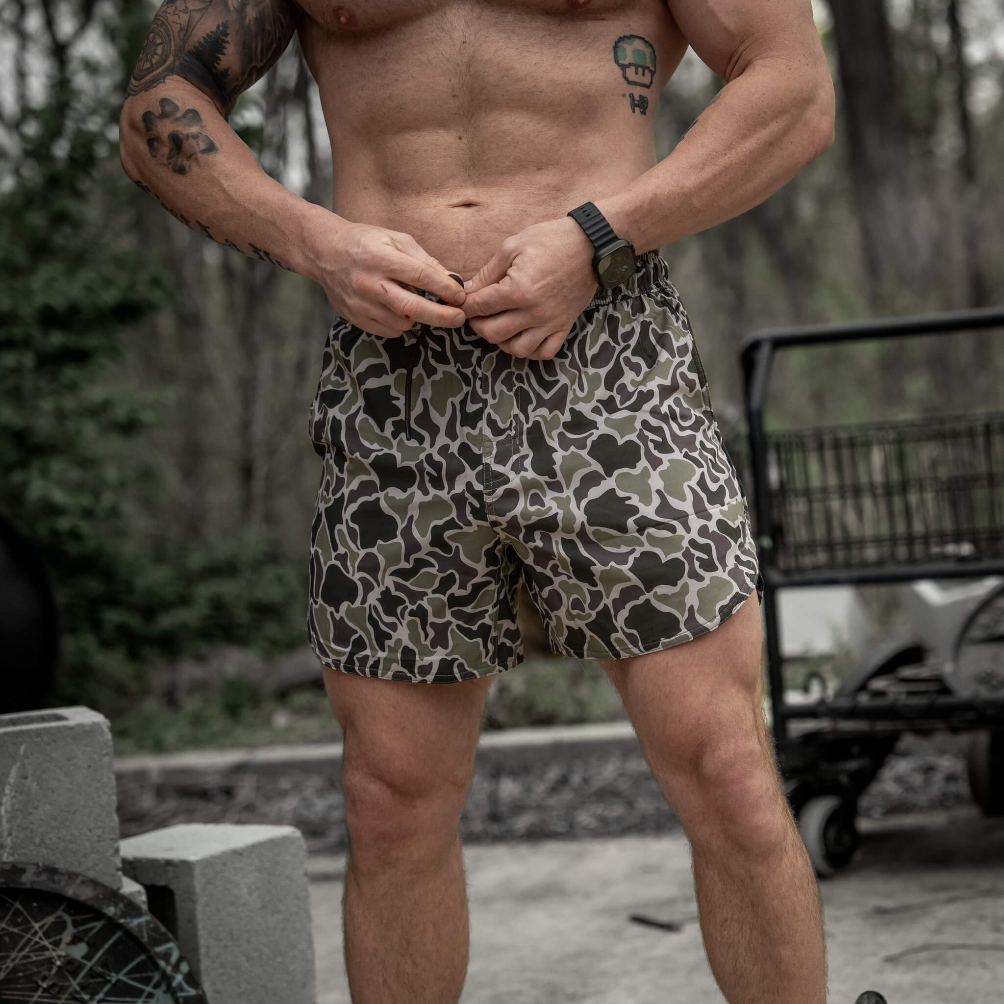Recon Pro Trainingsshorts für Herren | 14 cm