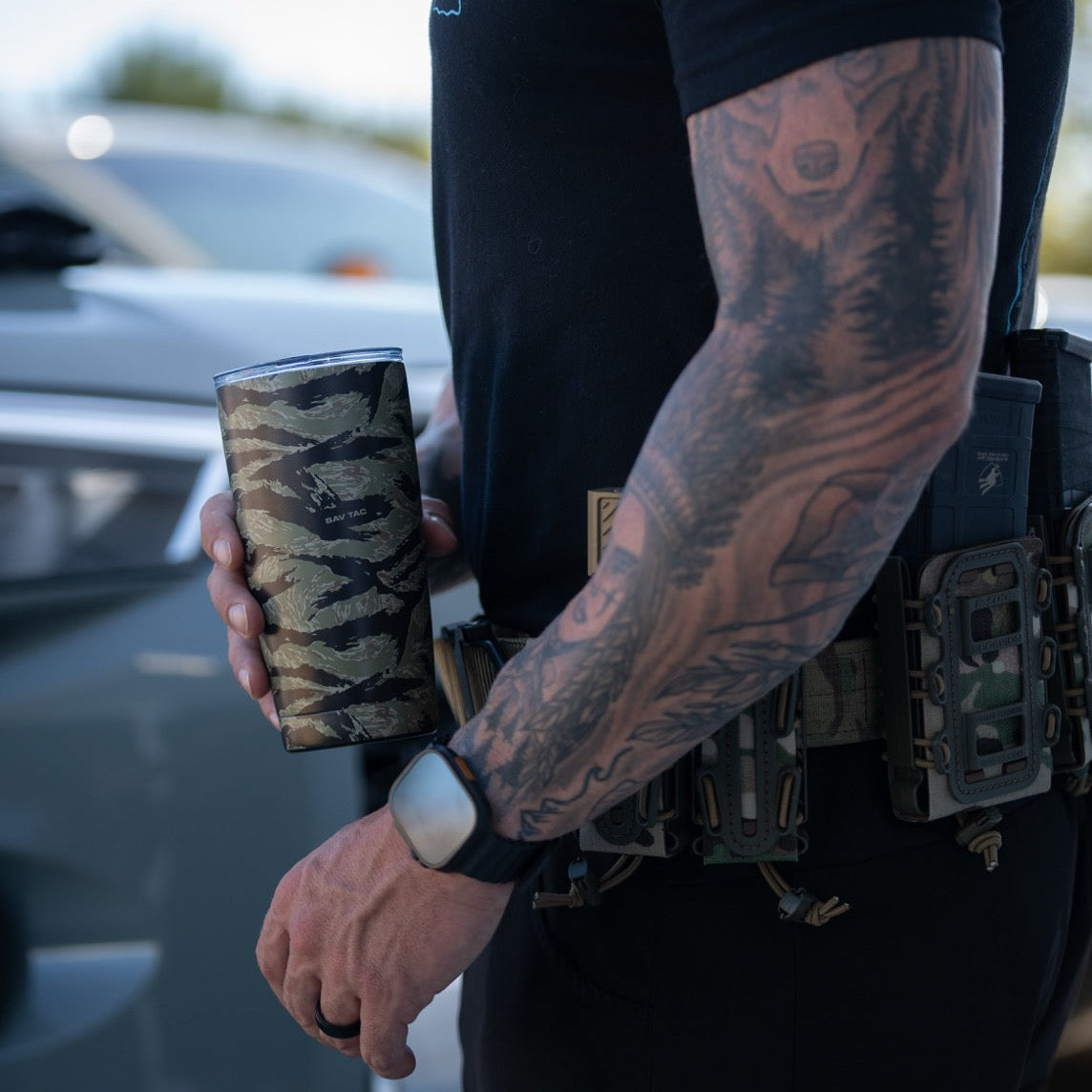 Tiger Stripe Camo 20 oz Tumbler