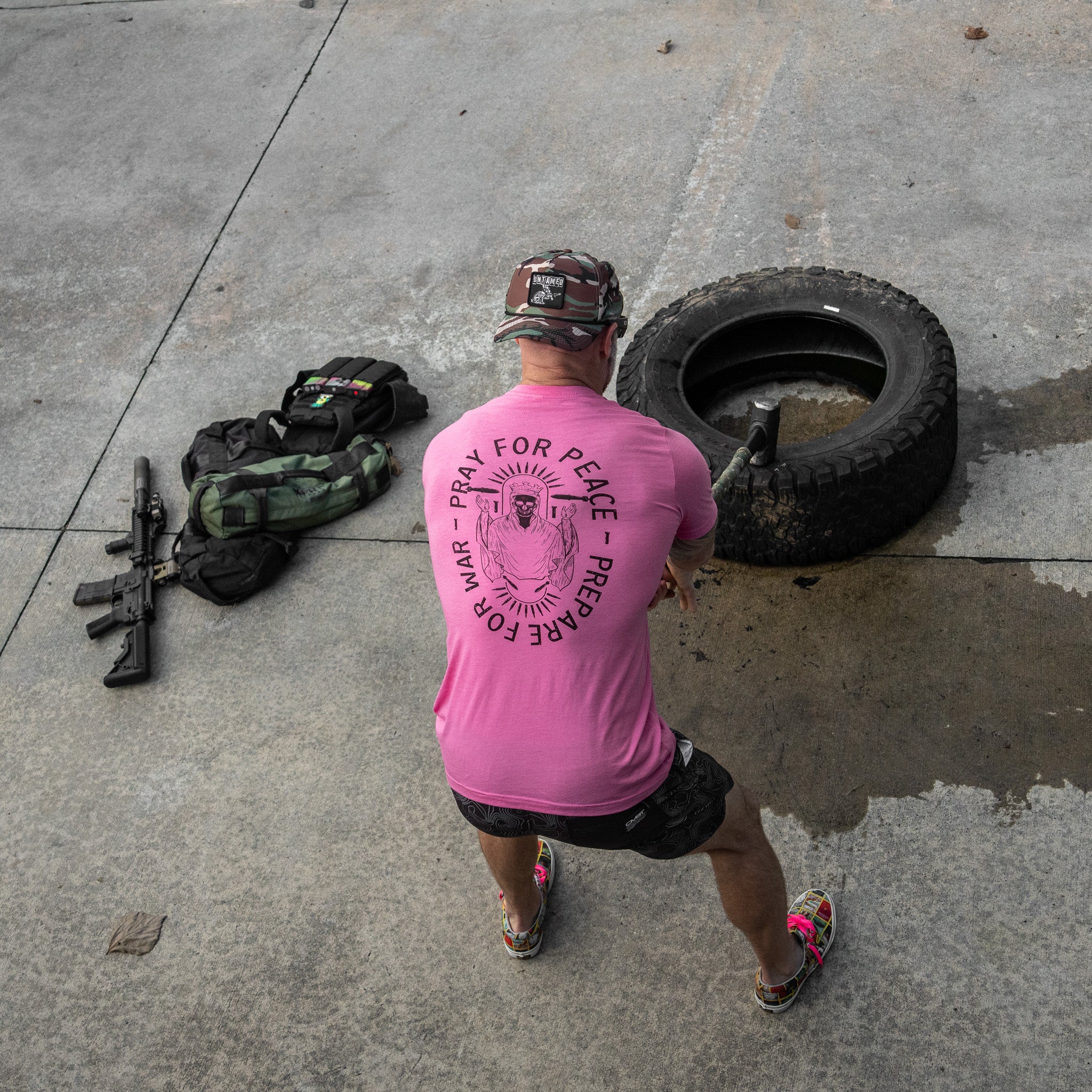 Pray For Peace. Prepare For War. Men's T-Shirt