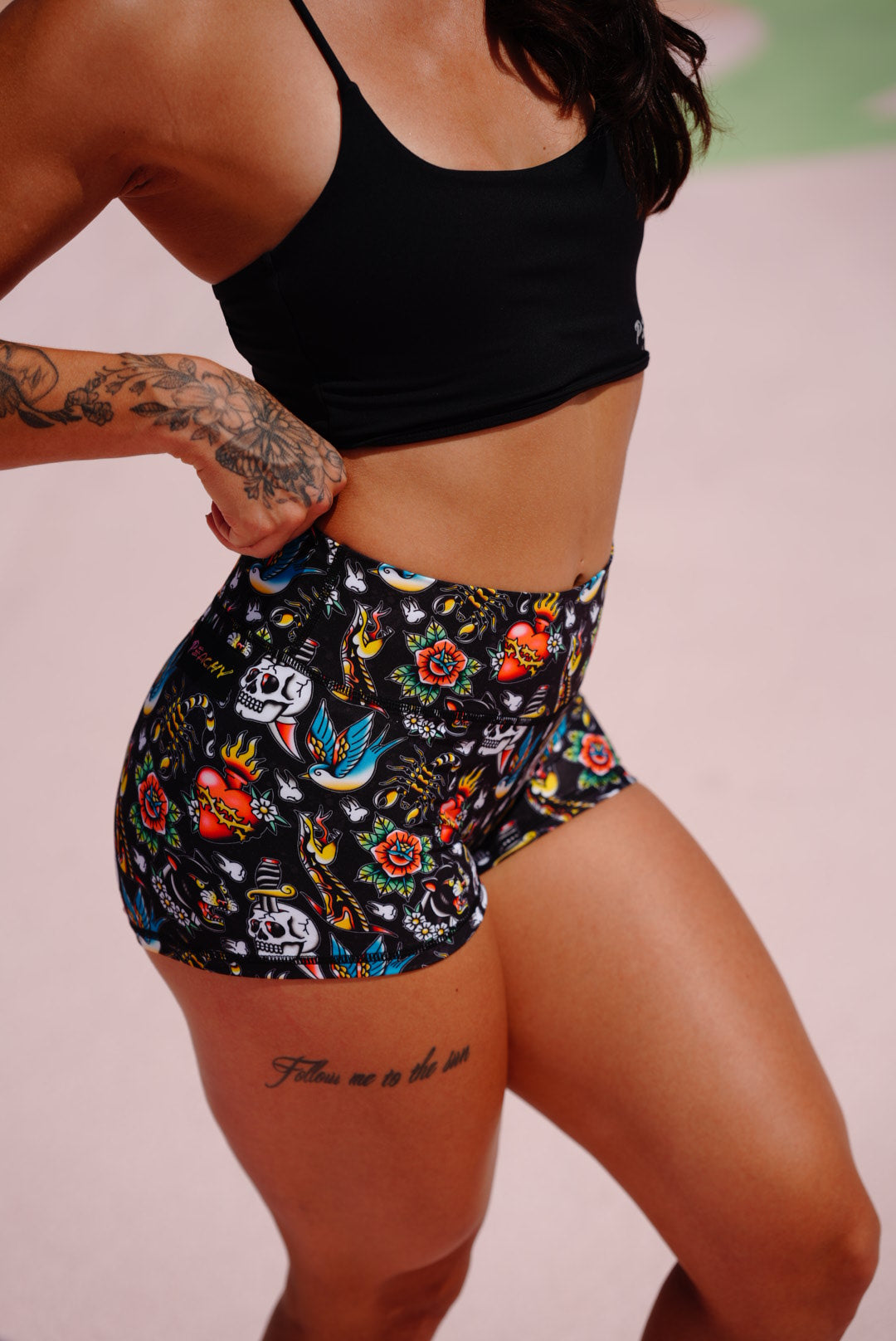 Tatted and Torn Shorts - Unicorn Collection