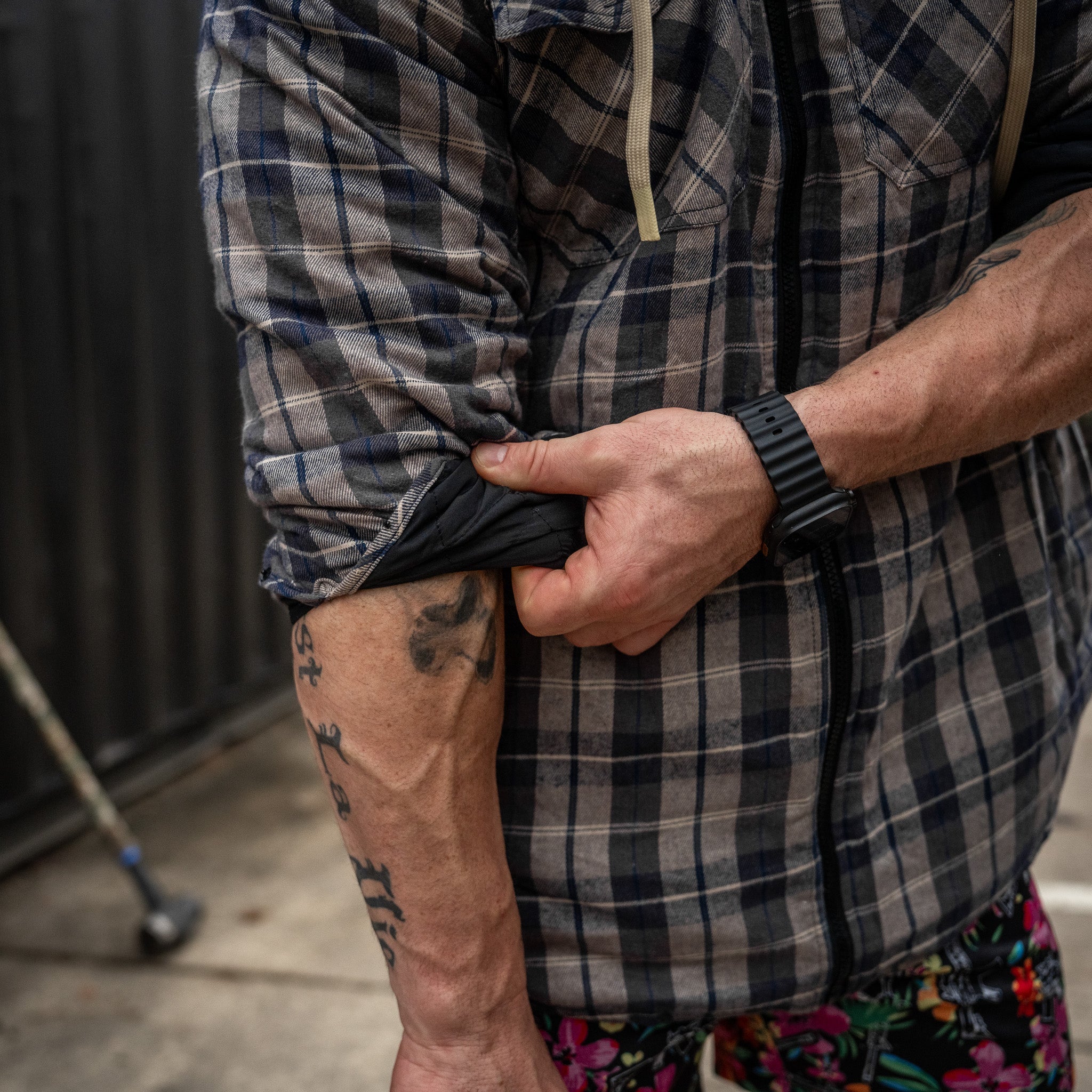 Frontier Zip Flannel with hood