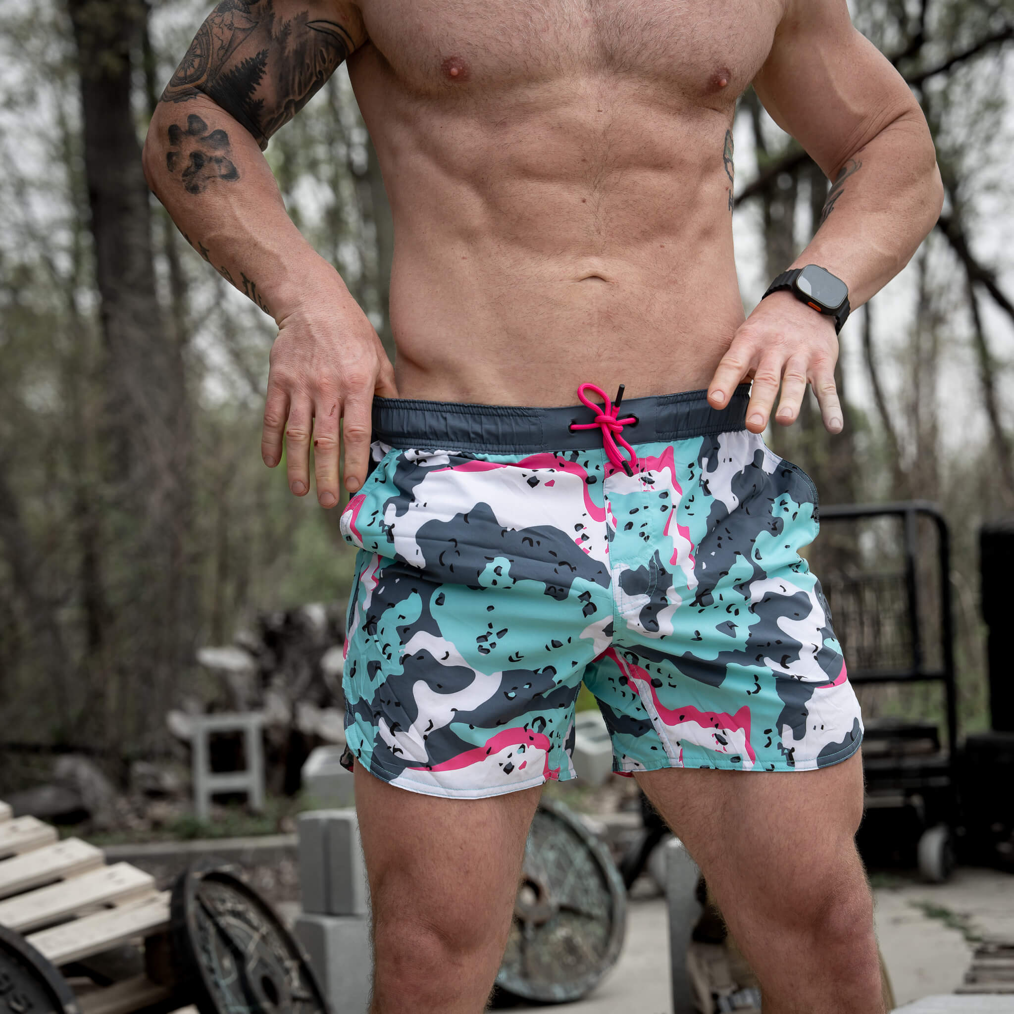 Recon Pro Trainingsshorts für Herren | 14 cm