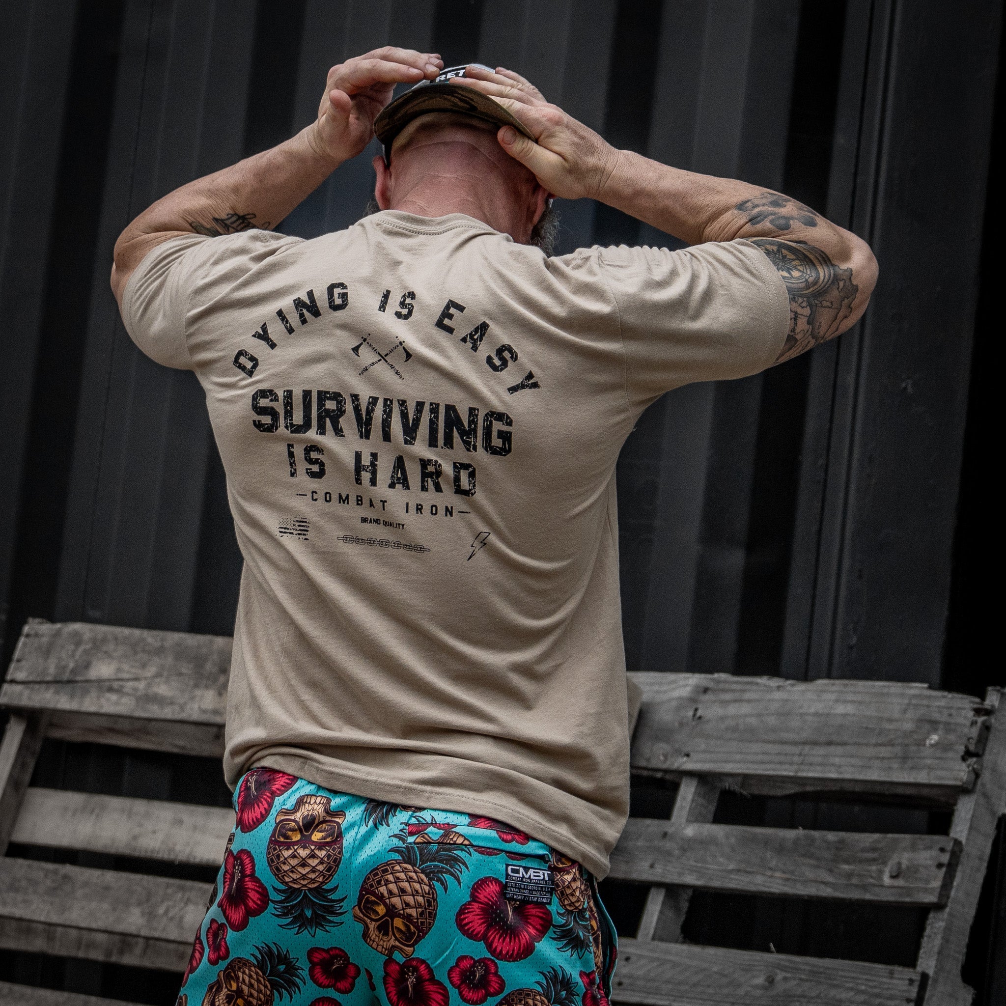 Dying is Easy. Surviving Is Hard Men's T-Shirt