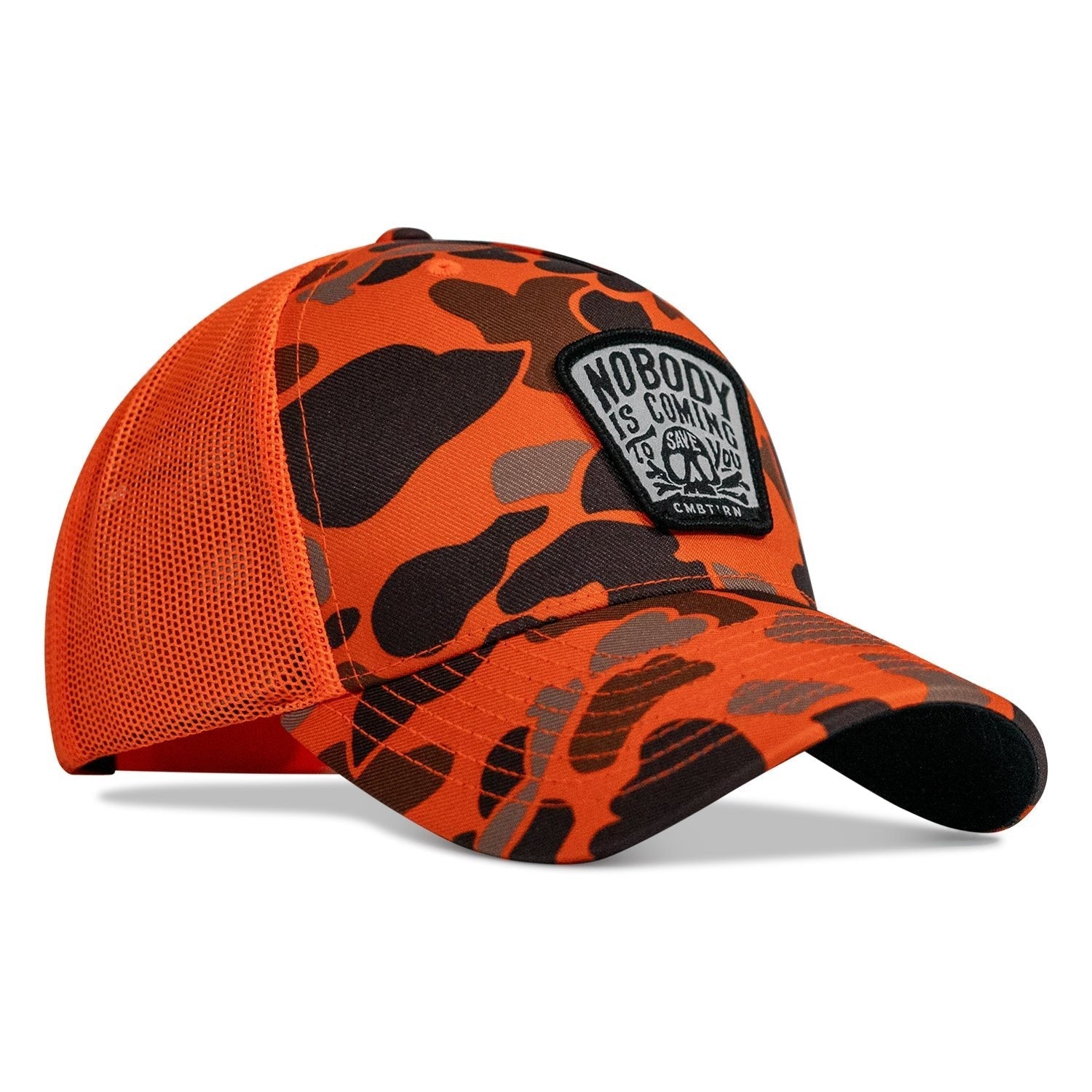 Niemand wird dich retten Totenkopf-Aufnäher Snapback-Cap