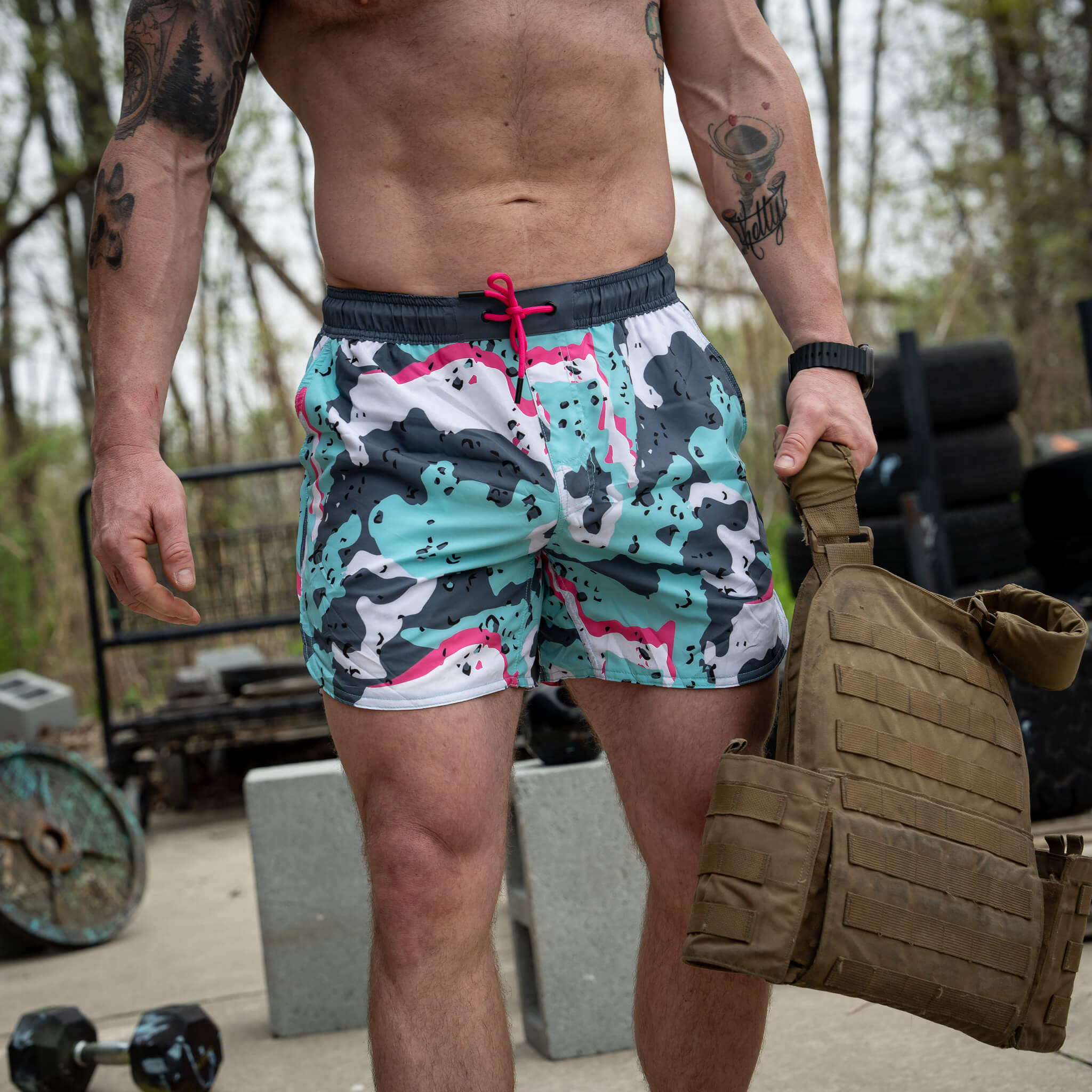 Recon Pro Trainingsshorts für Herren | 14 cm