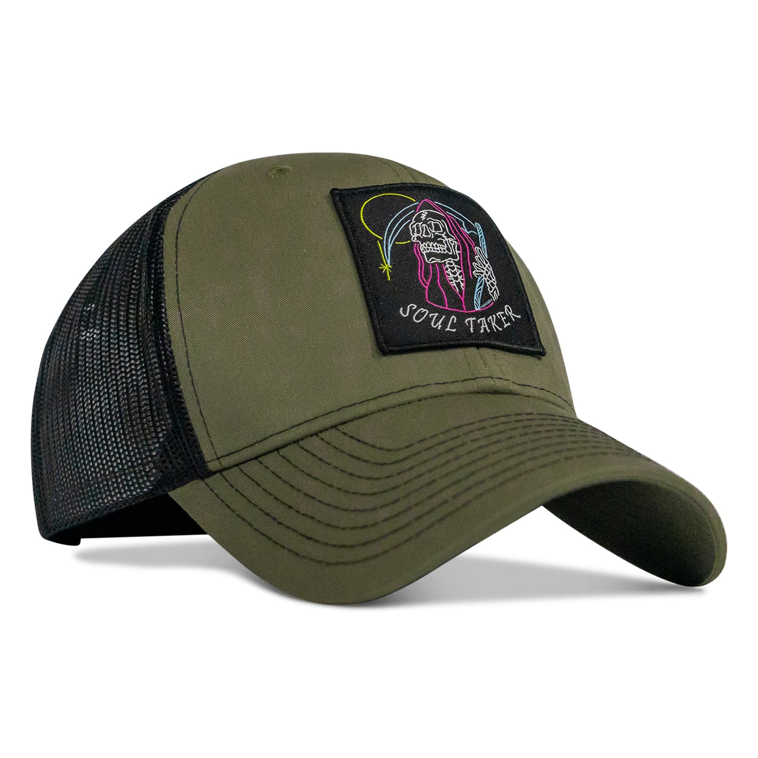 Soul Taker Reaper Patch Snapback Cap