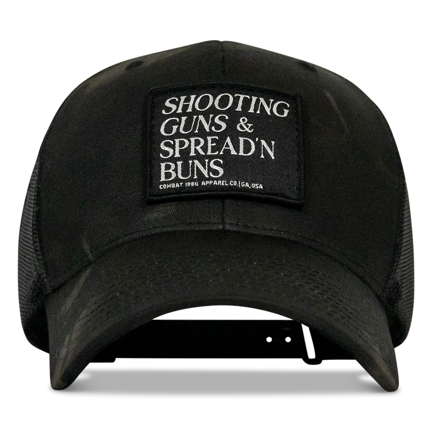 Shooting Guns & Spread'n Buns Patch Snapback Hat