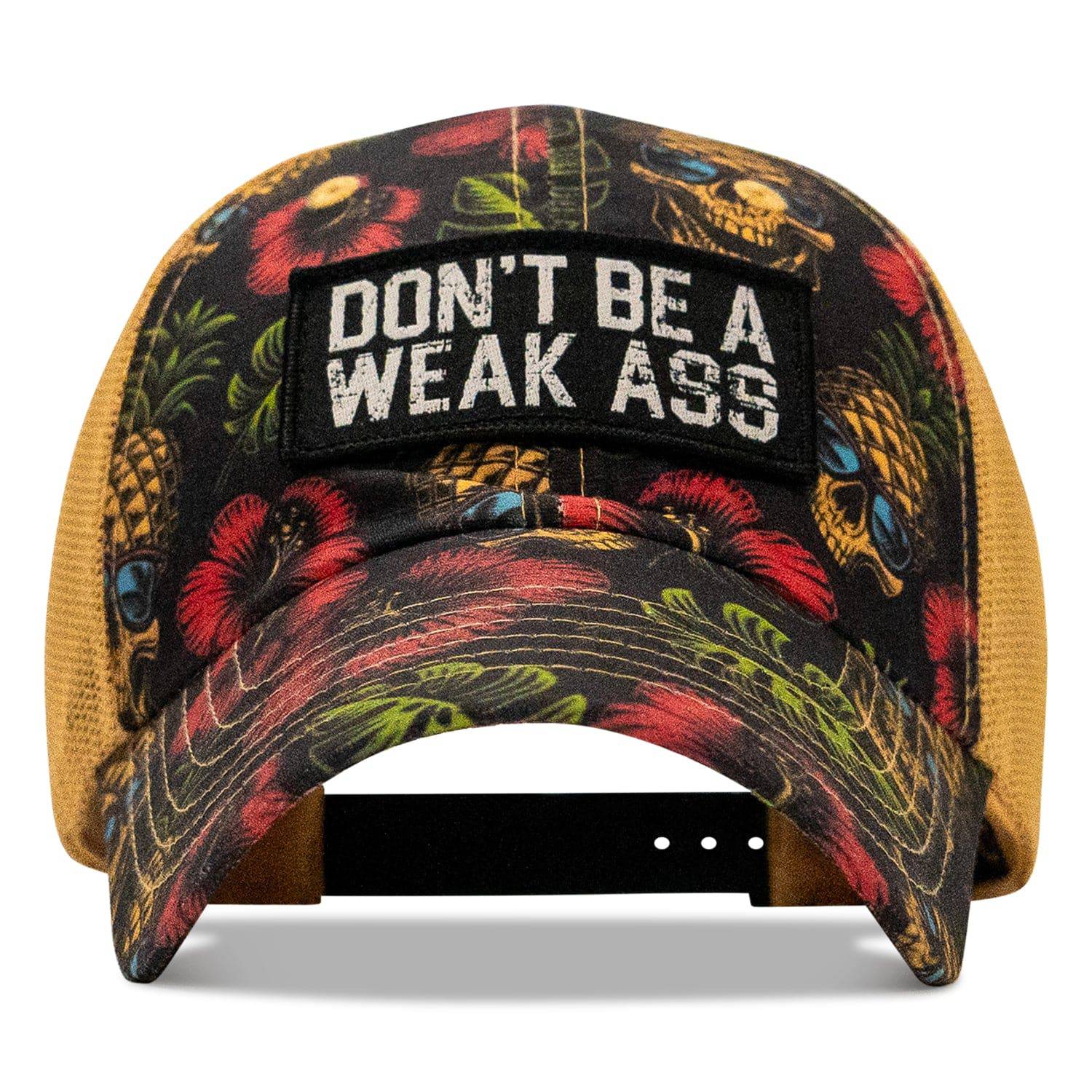 Don't Be A Weak Ass Patch Ripstop Snapback Hat
