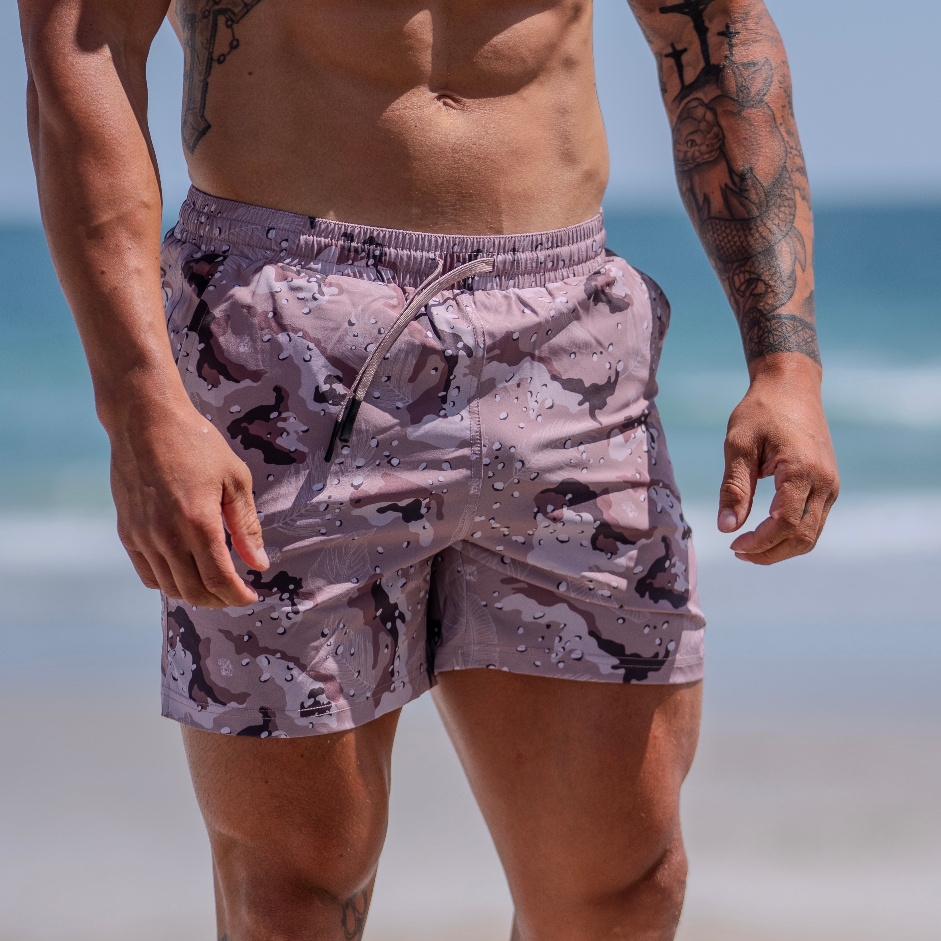 Bañador tipo bóxer con trocitos de chocolate