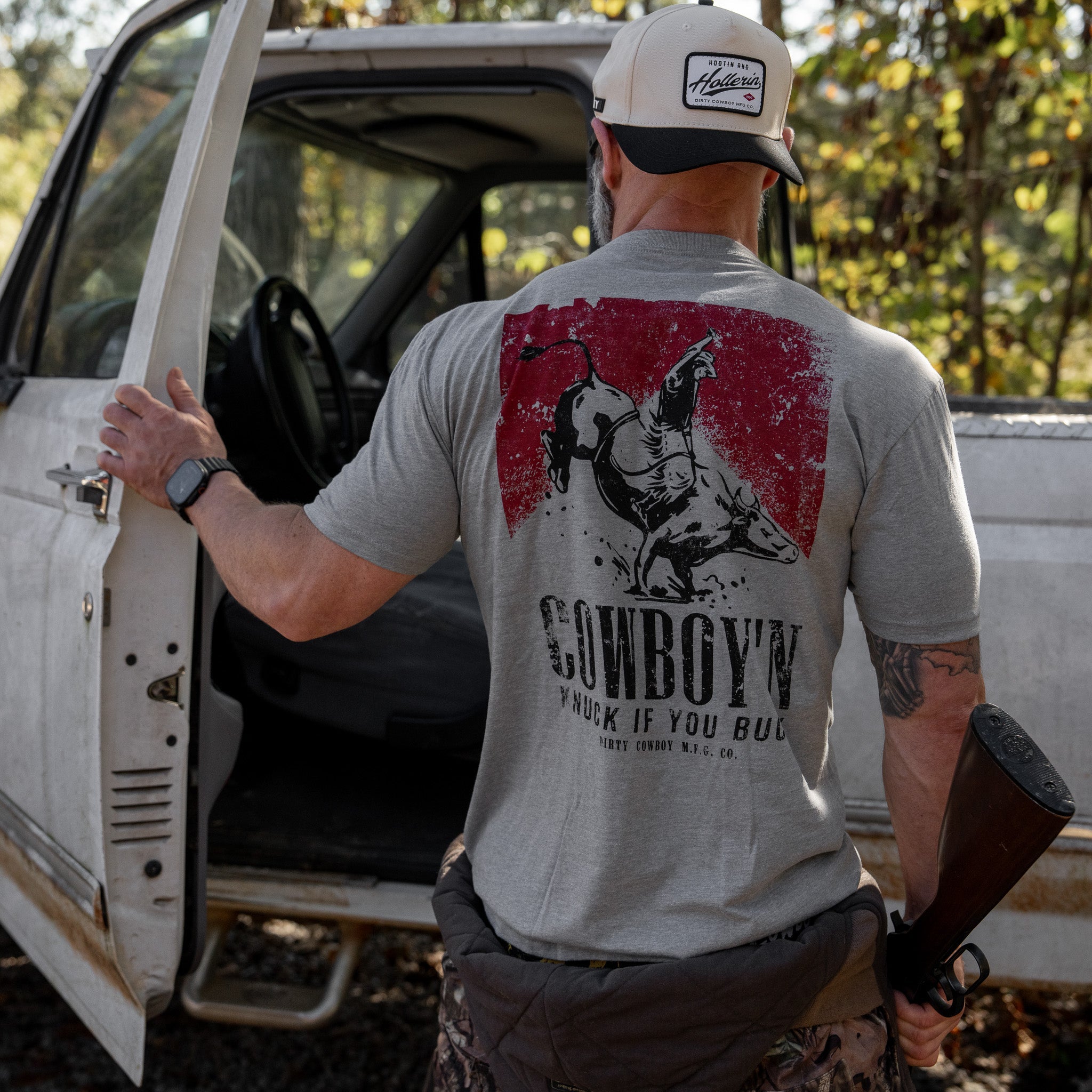 Hootin' & Hollerin' Patch Classic 5 Panel Snapback Hat
