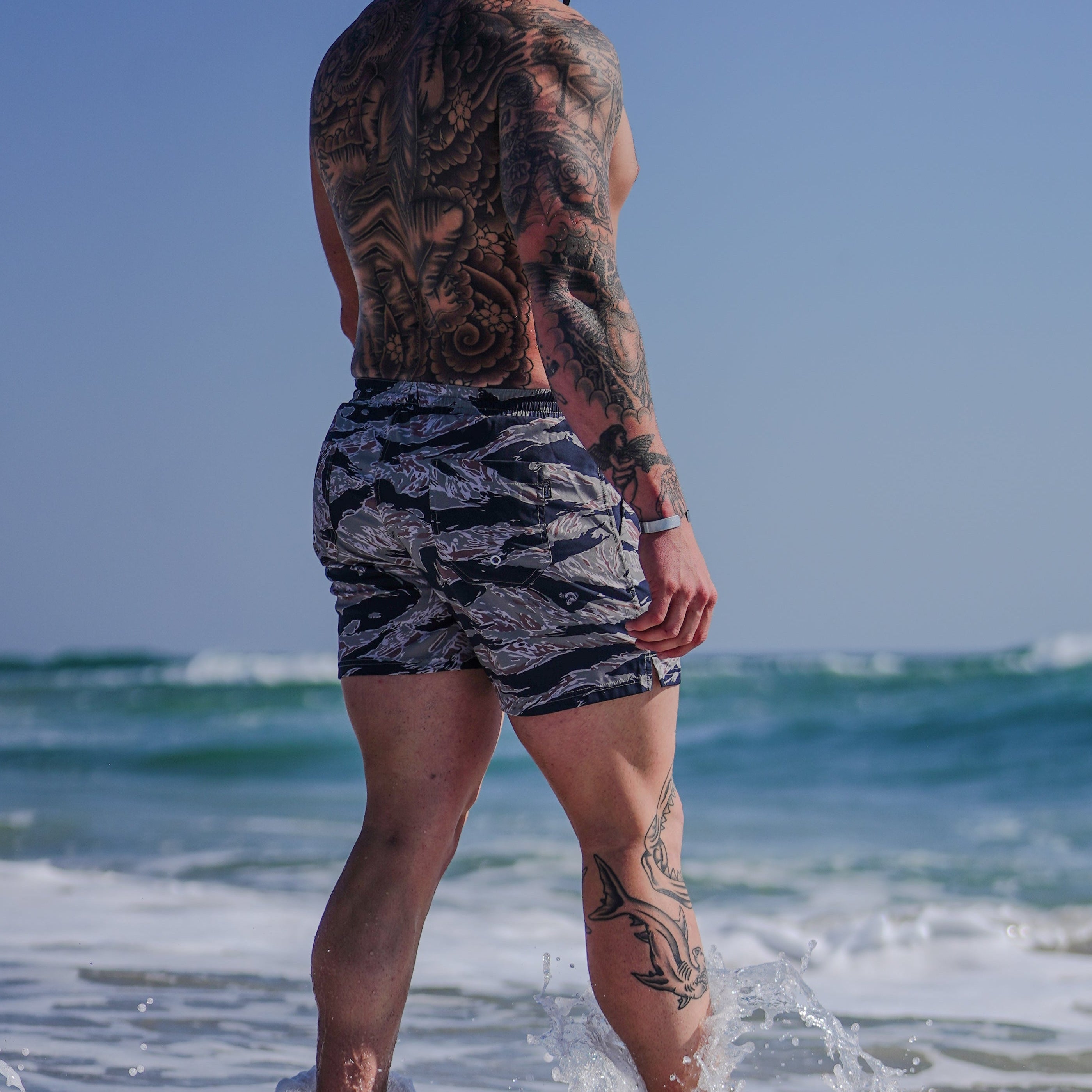 Swim Trunks - Tiger Stripe