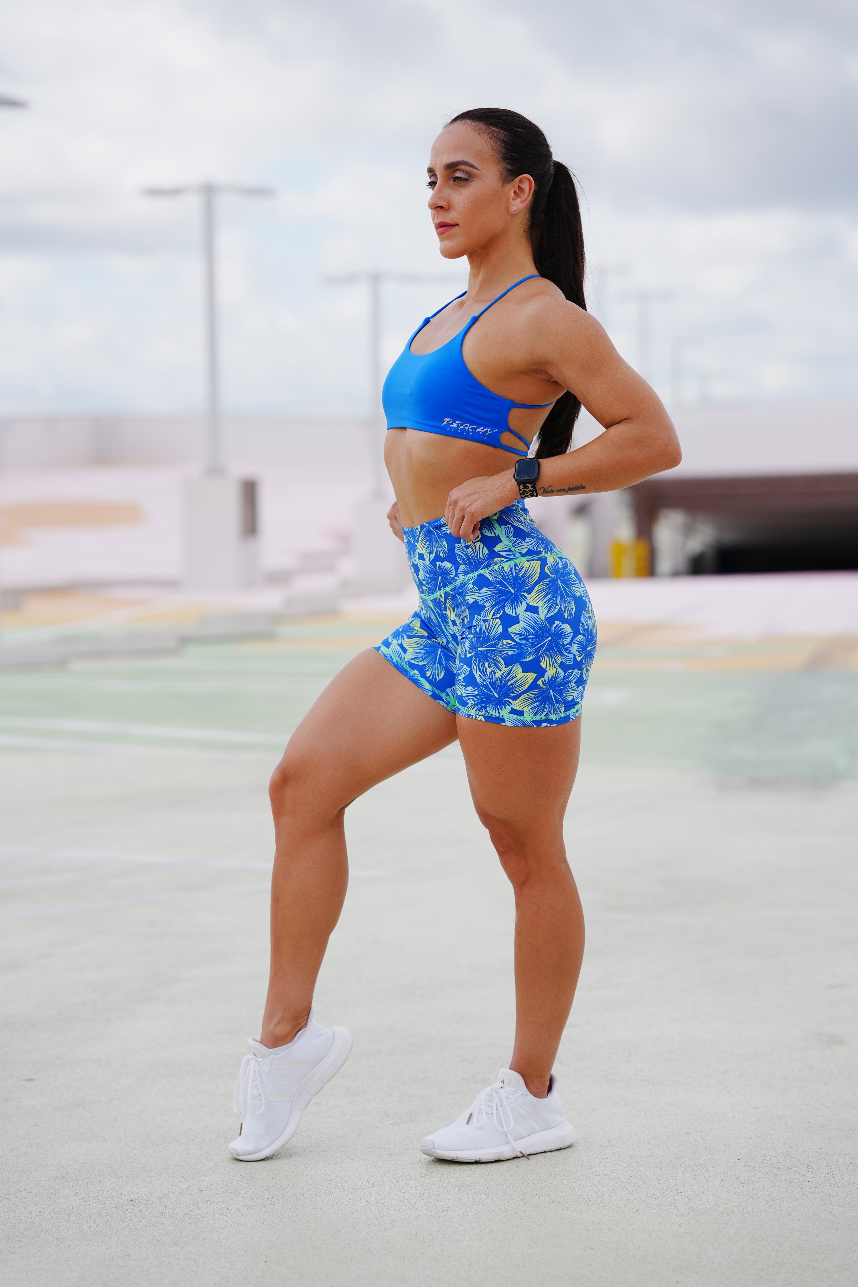 Hibiscus Hue Shorts