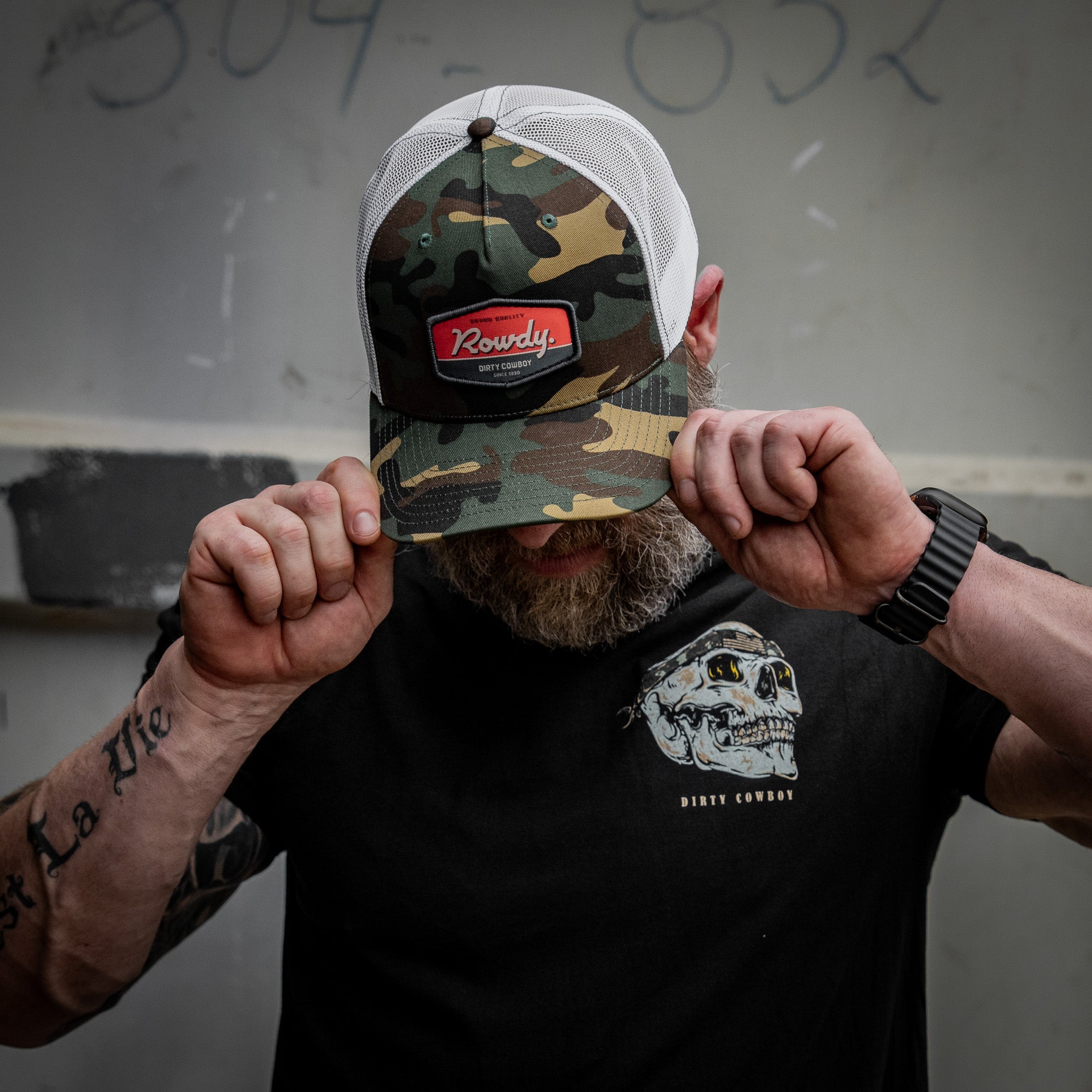 Rowdy. USA Dirty Cowboy Patch SnapBack
