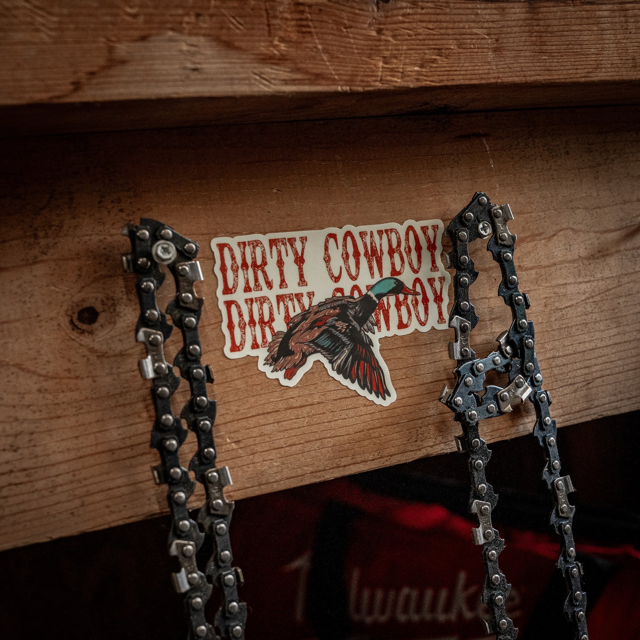 Flying Duck Dirty Cowboy Decal