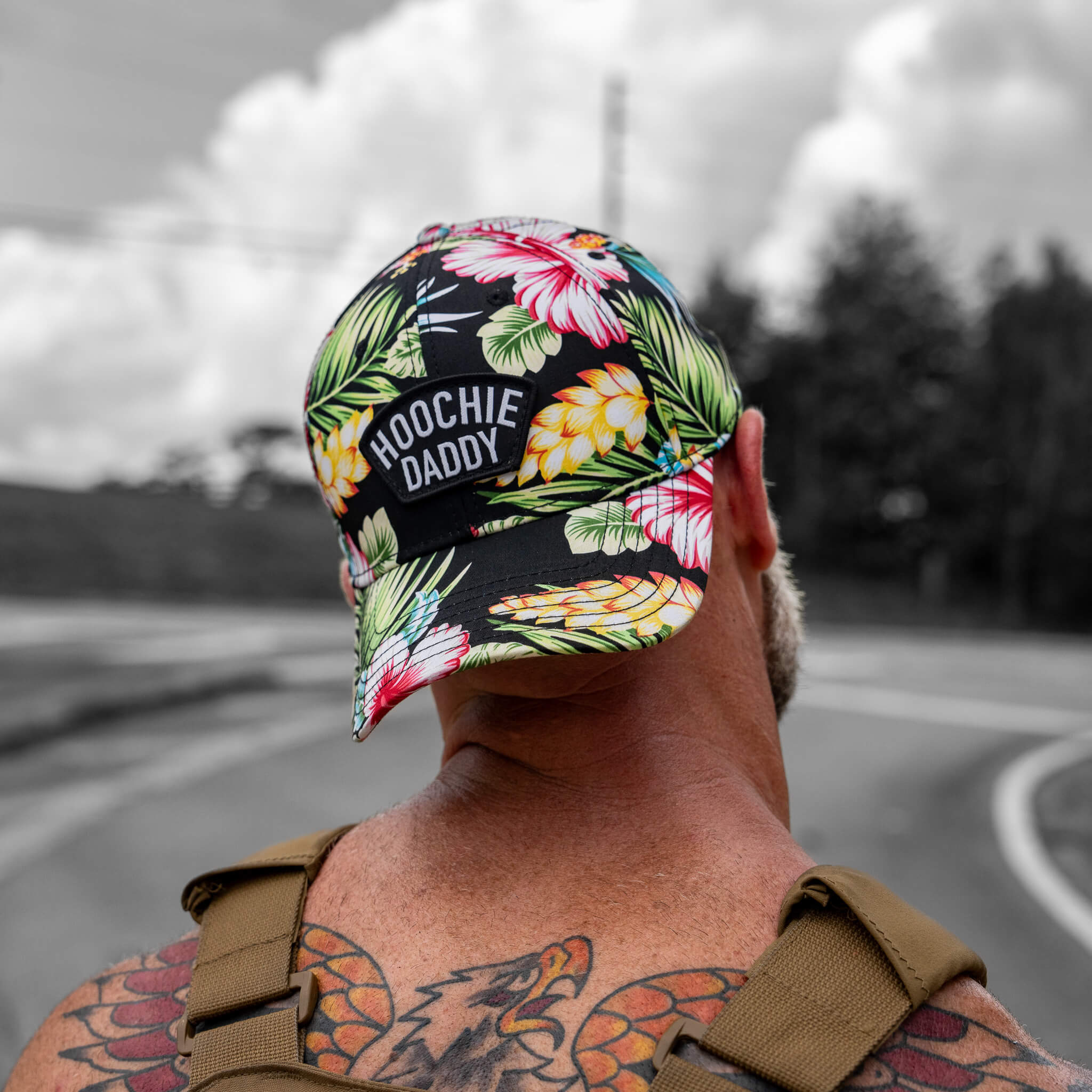 Hoochie Daddy Arched Patch Snapback Hat
