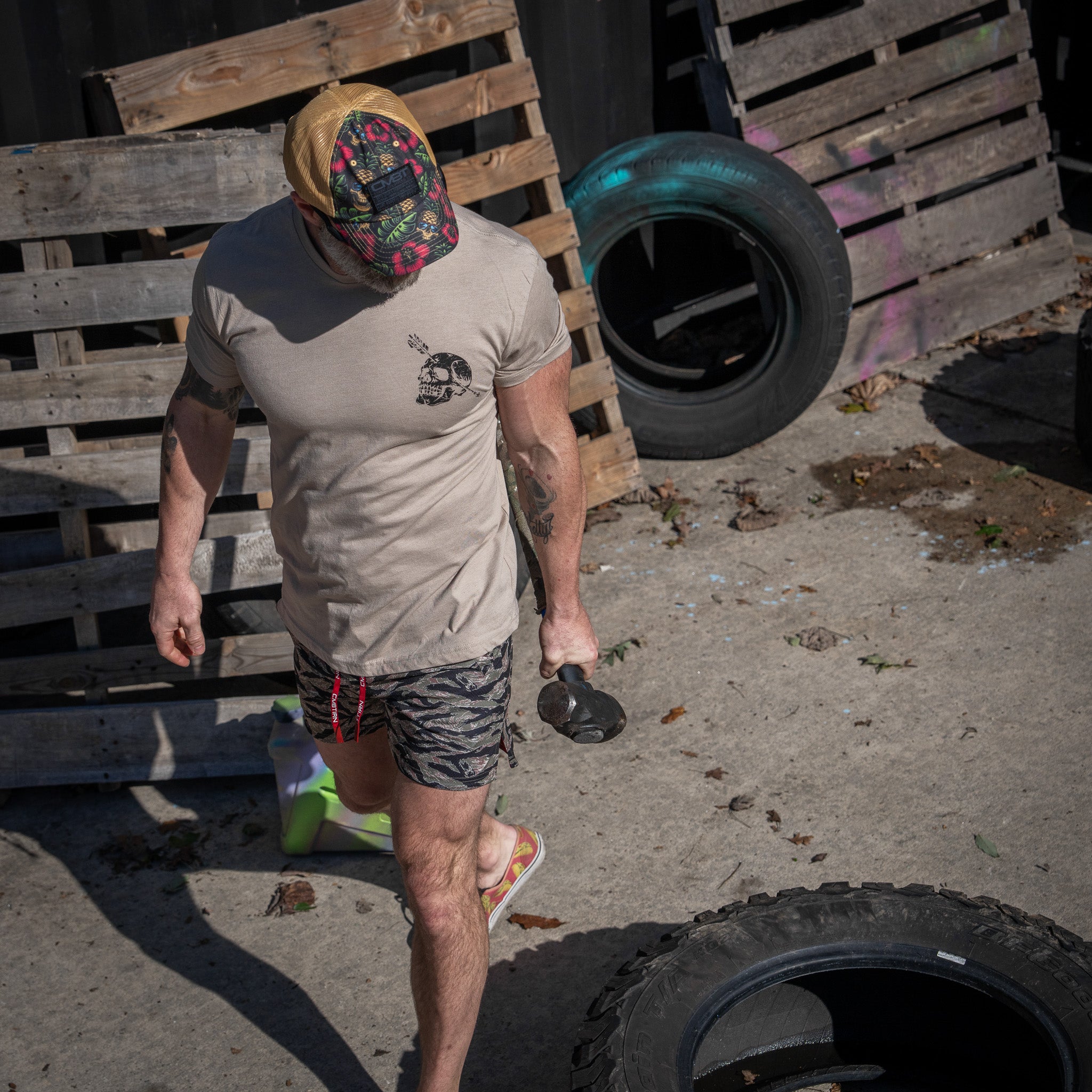 Branded CMBT Low Profile Ripstop Snapback Hat