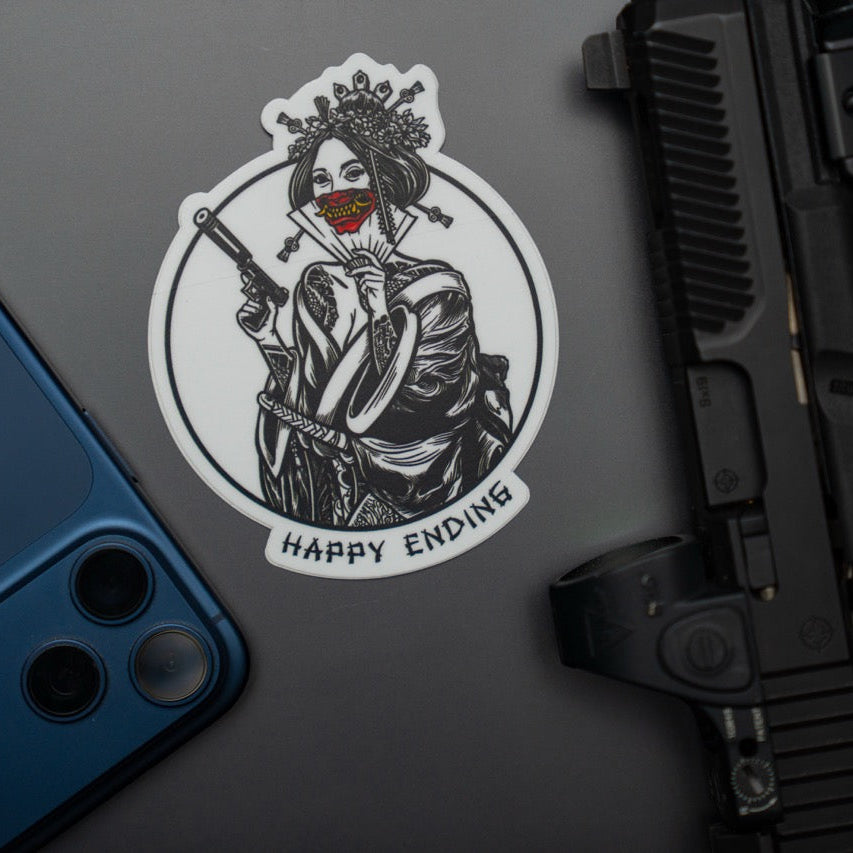 Pegatina de final feliz