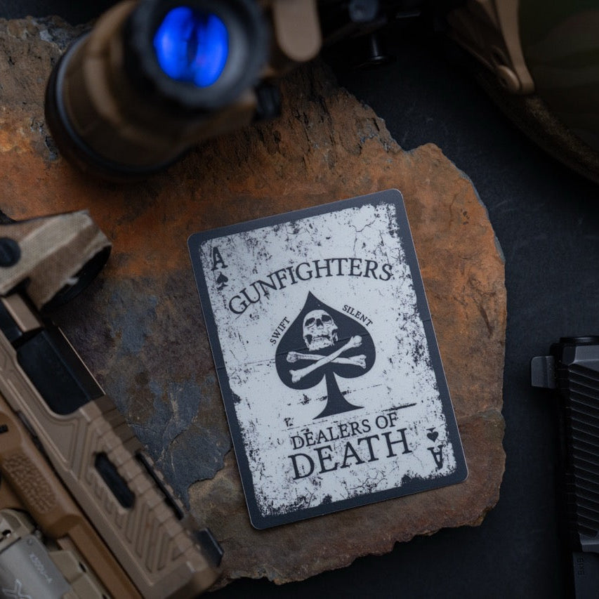 Pegatina de la carta de la muerte