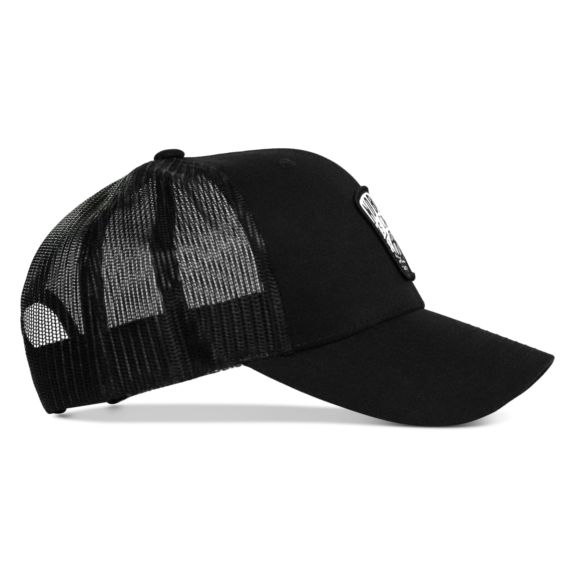 Niemand wird dich retten Totenkopf-Aufnäher Snapback-Cap