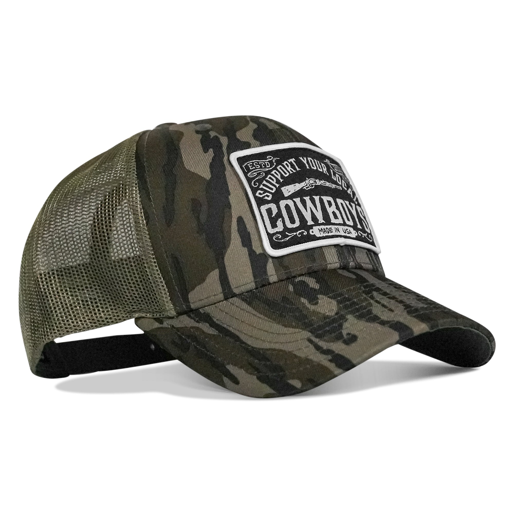Support Your Local Cowboys Aufnäher Snapback-Kappe
