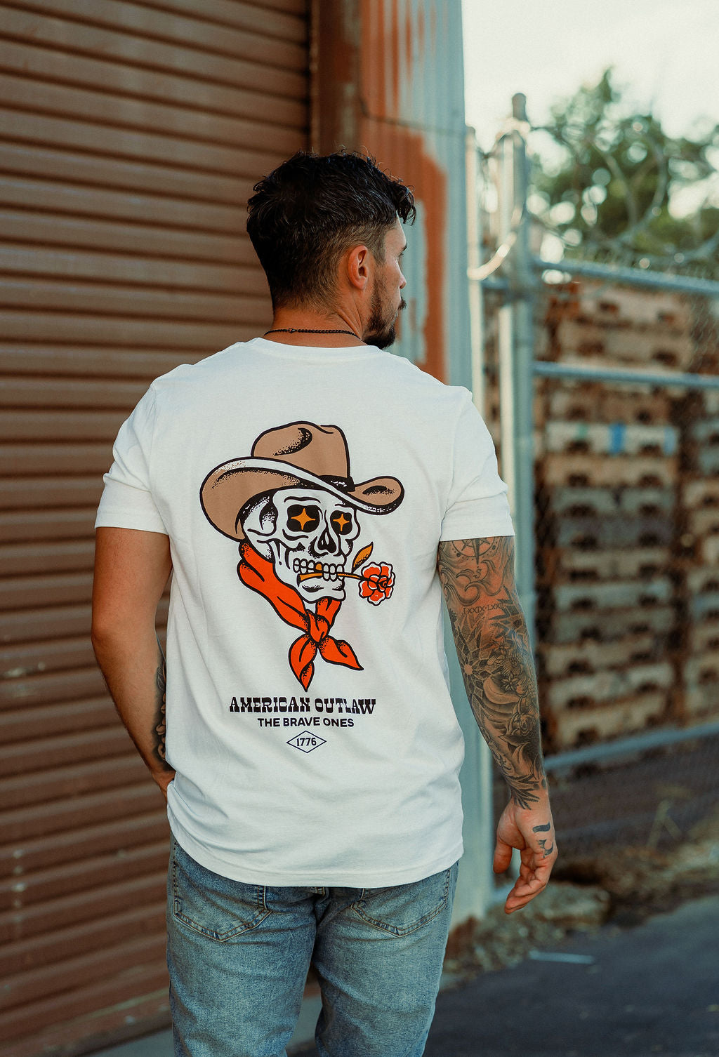 Don’t Tread on Me Again T-Shirt - White| The Brave Ones
