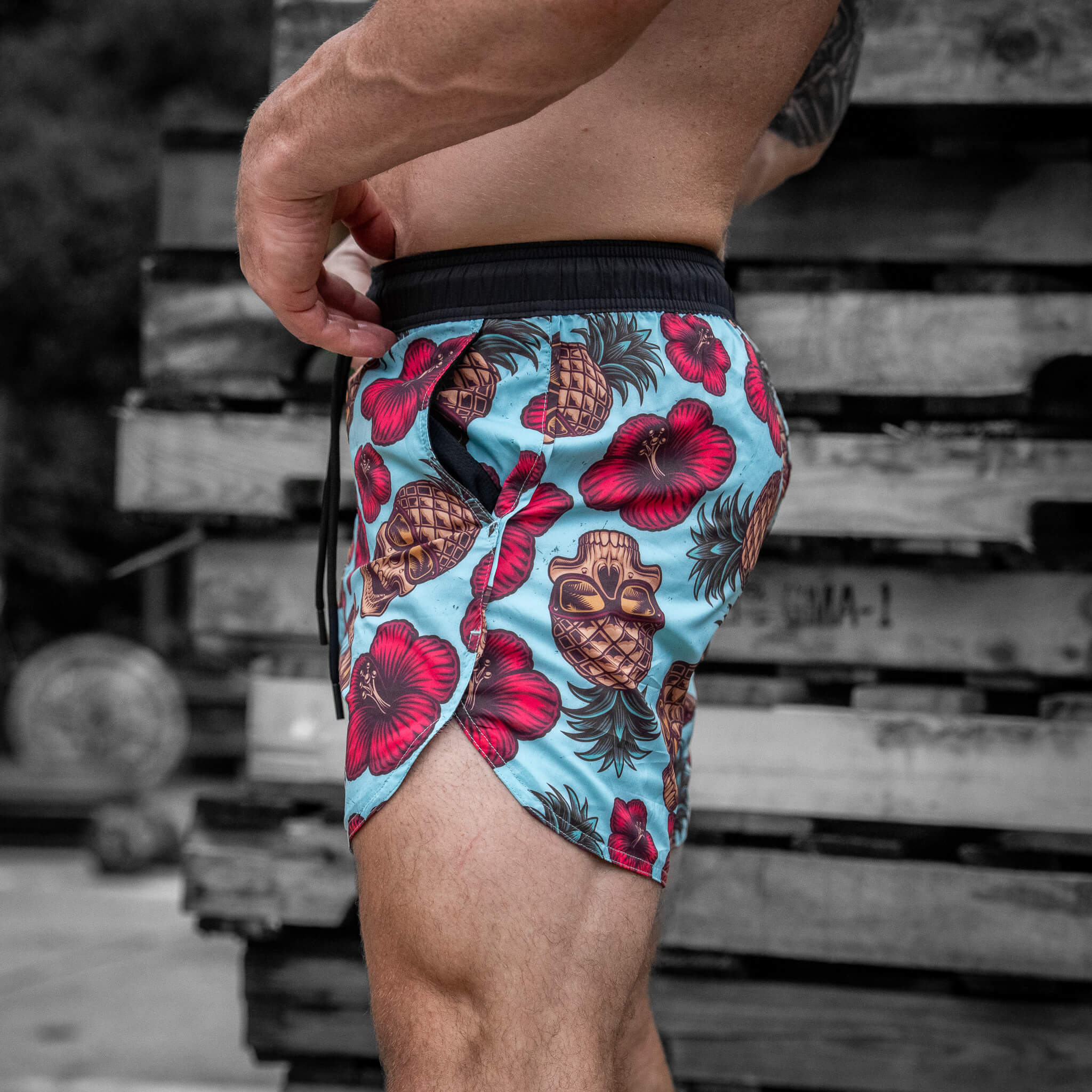 Men’s Double-Layer Mesh Training Shorts — 5" Inseam