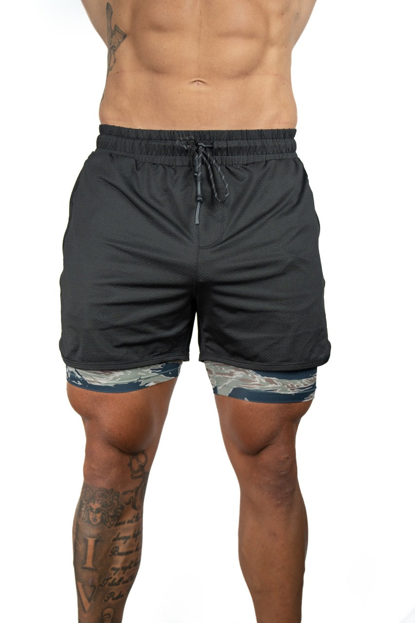 Pantalones cortos de gimnasio 2i1 Lite de 5 pulgadas
