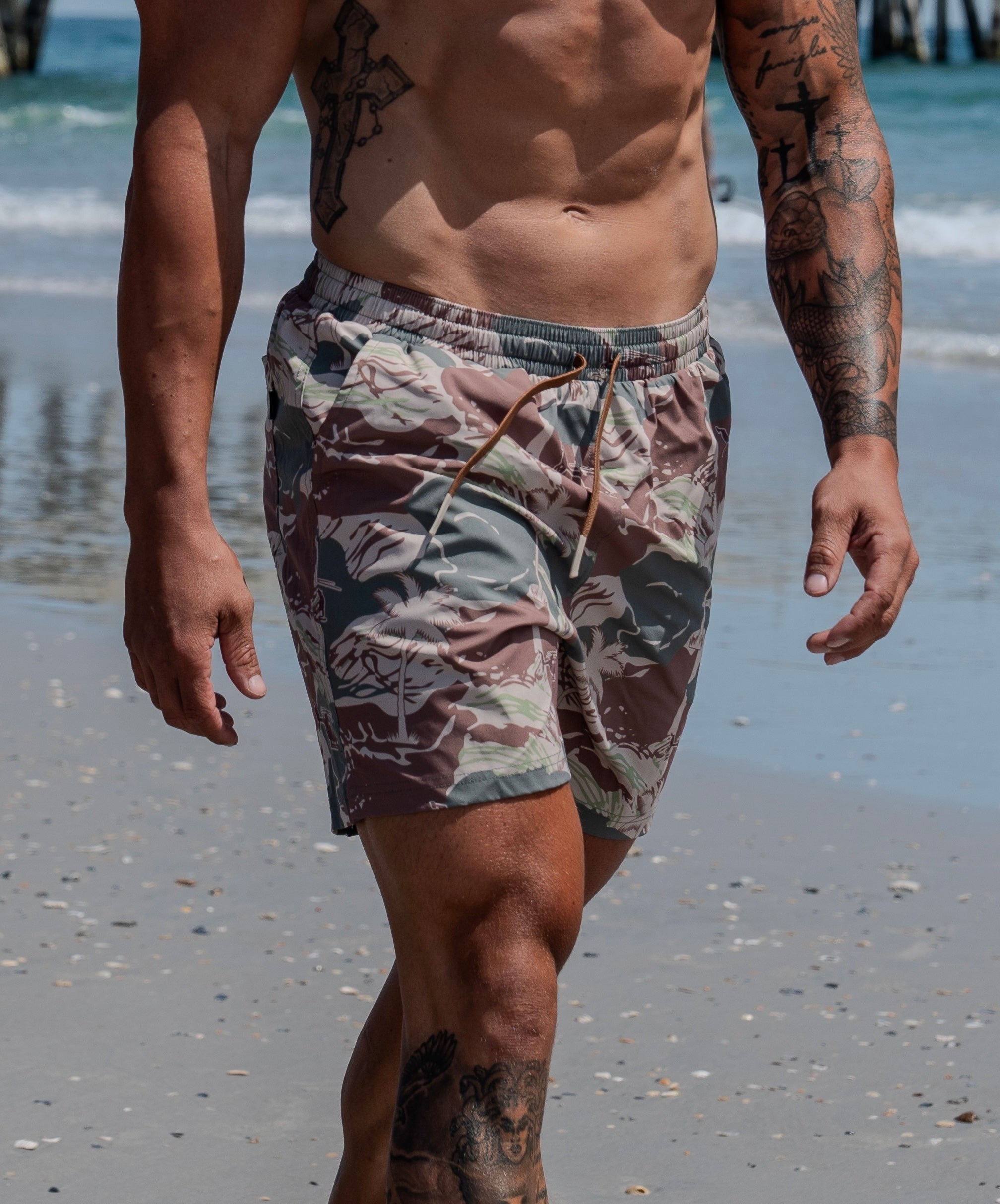 Swim Trunks - Brushstroke