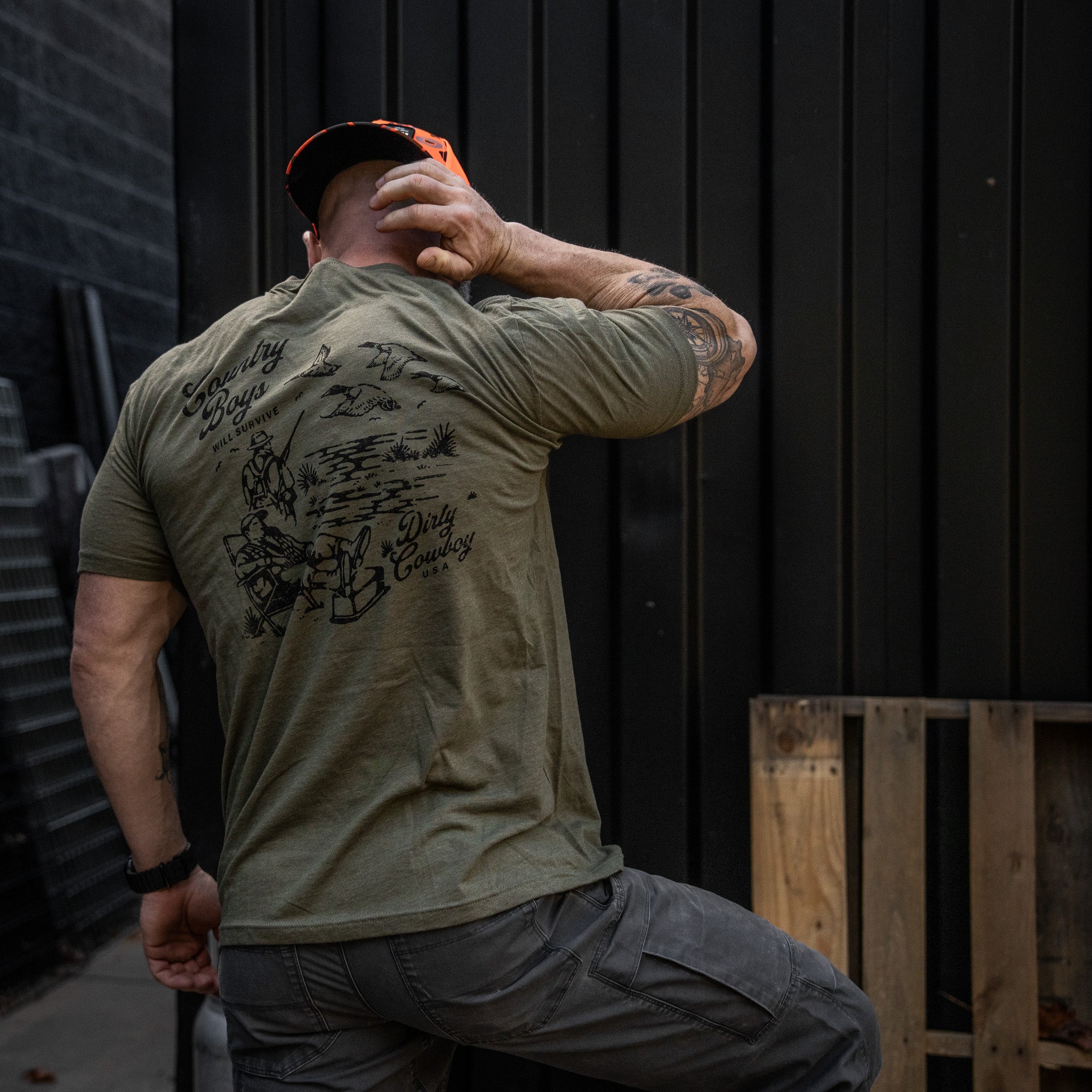 Country Boy's Will Survive Men's T-Shirt