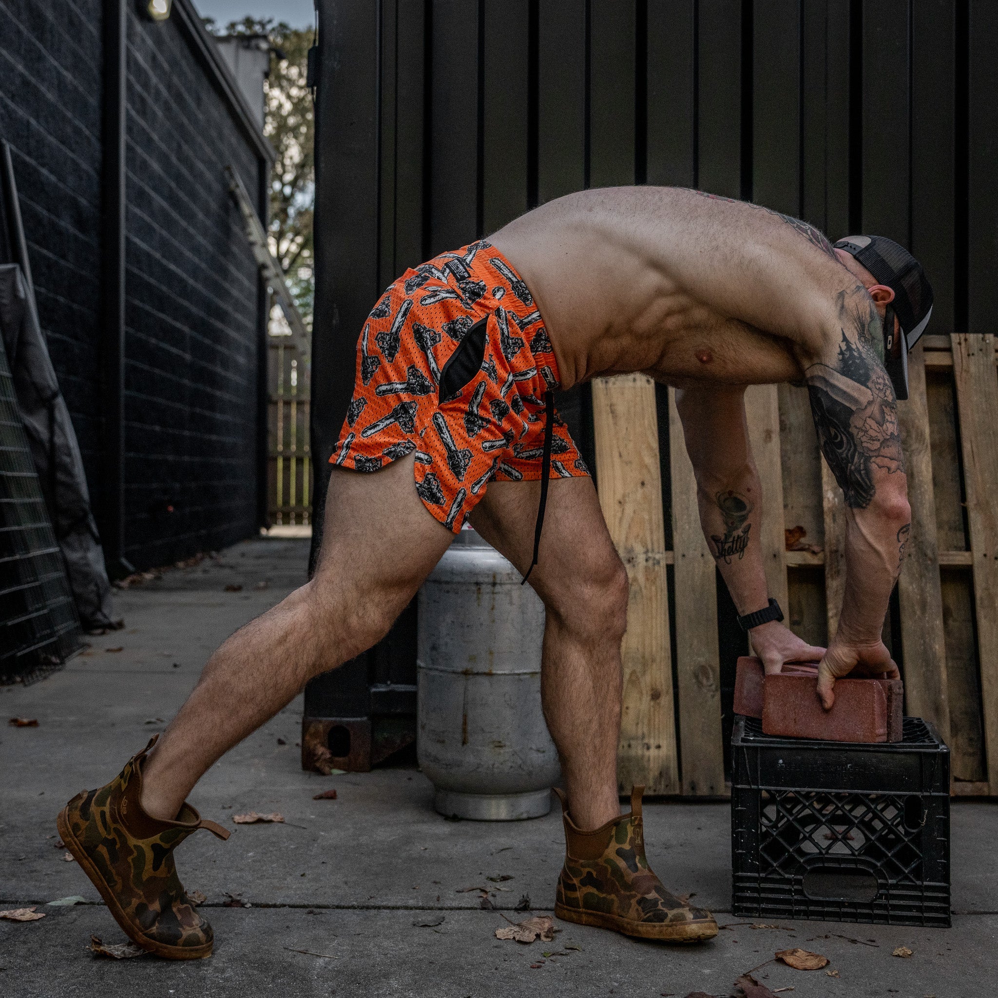 Men’s Double-Layer Mesh Training Shorts — 5" Inseam