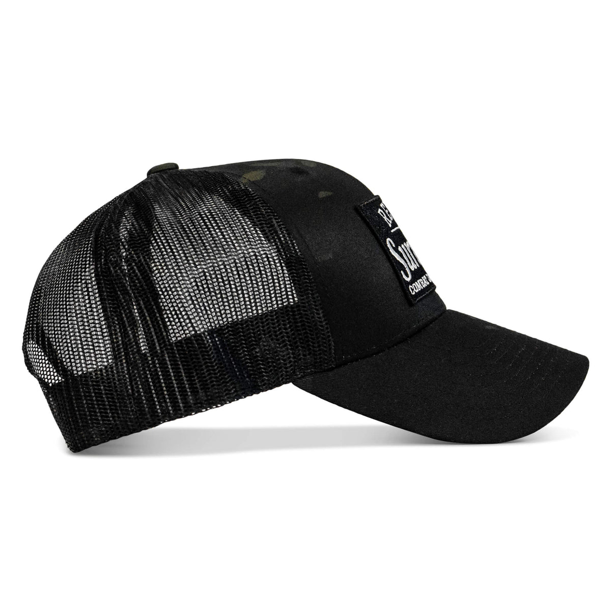 Refuse To Surrender Schwarz-Weiß Patch Snapback-Cap