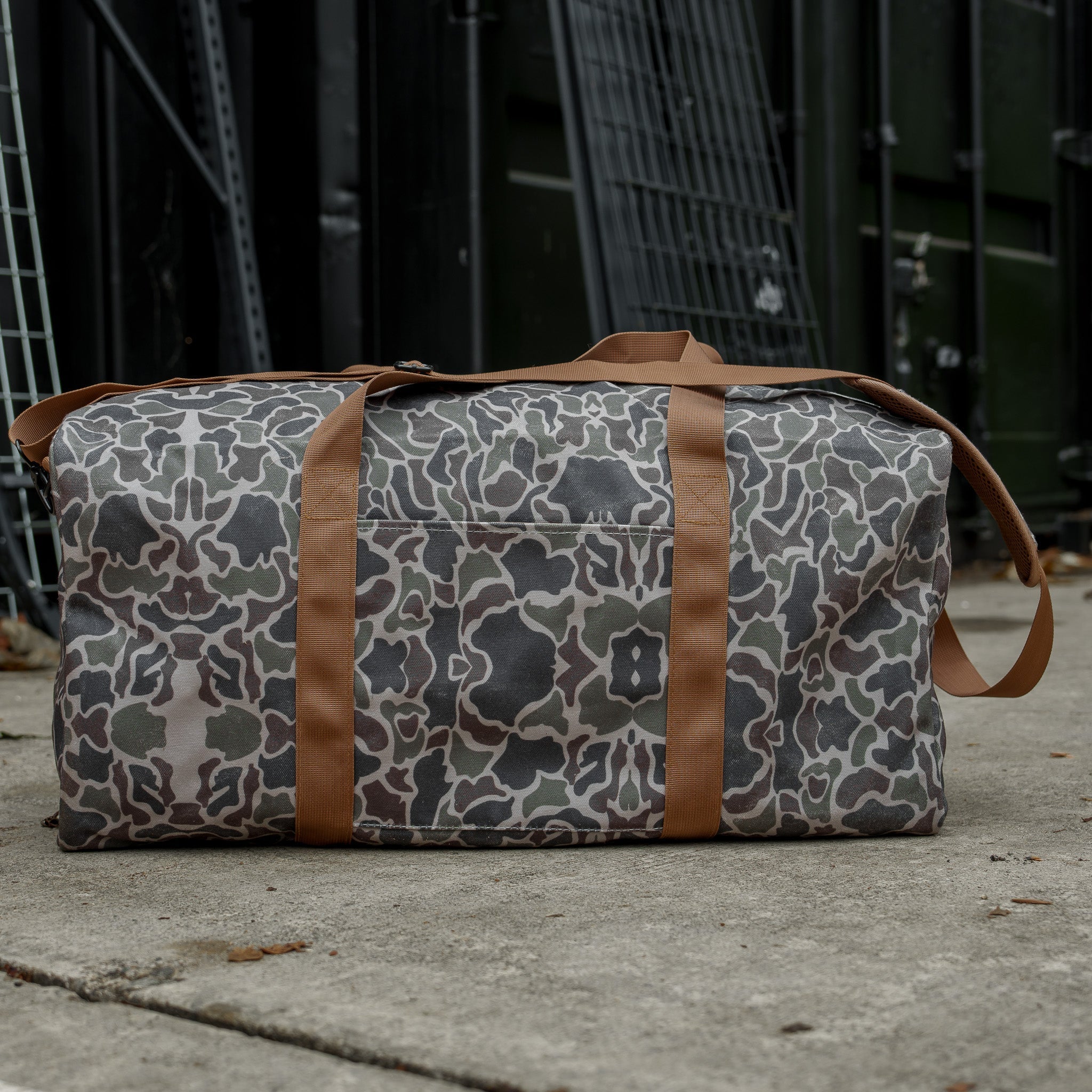 Wasserdichte XL 57,5-Liter-Duffel-Tasche aus gewachster Baumwolle