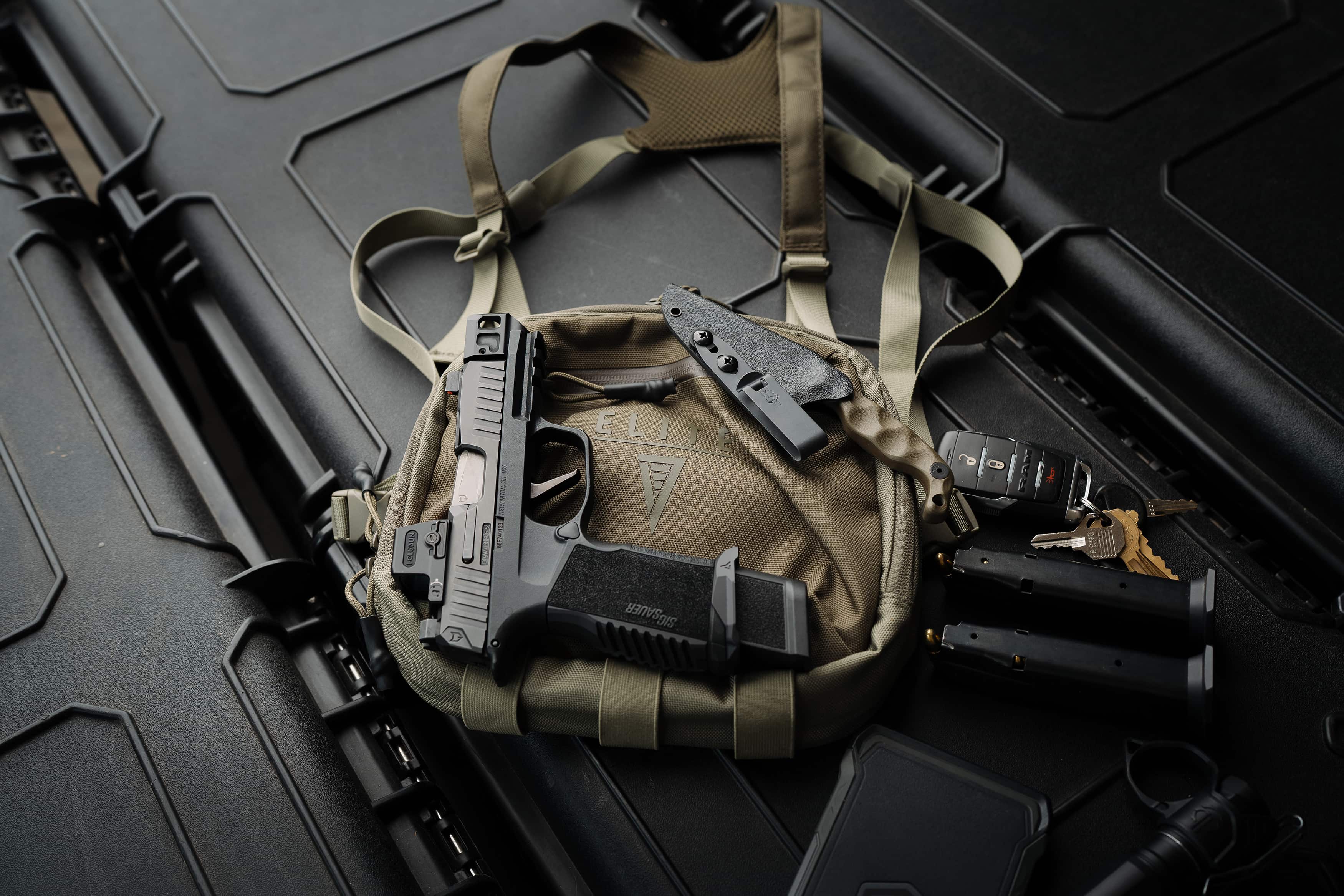 TRAILGUARD Brusttasche für verdecktes Tragen