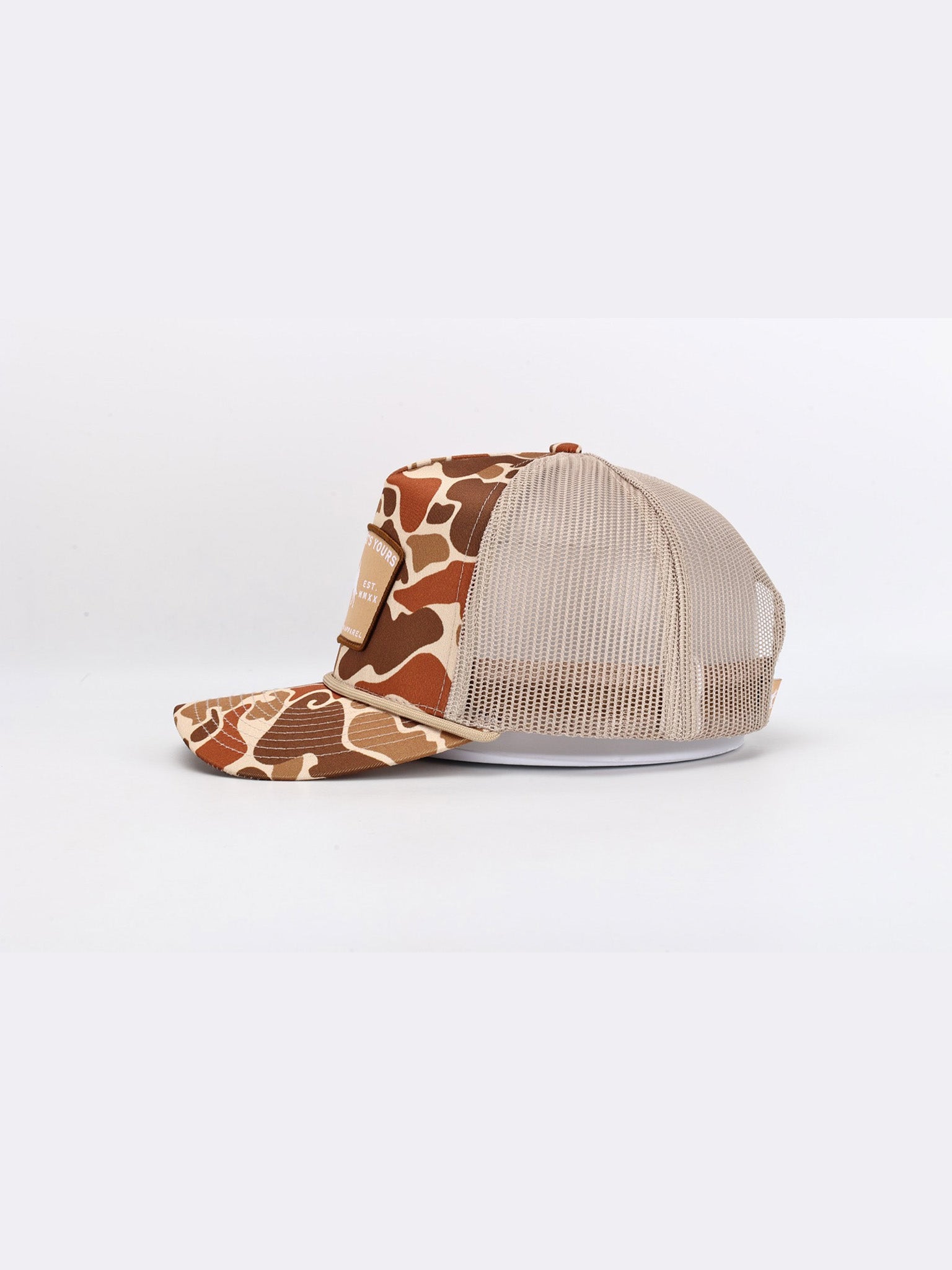 Duck Camo Trucker Rope Hat