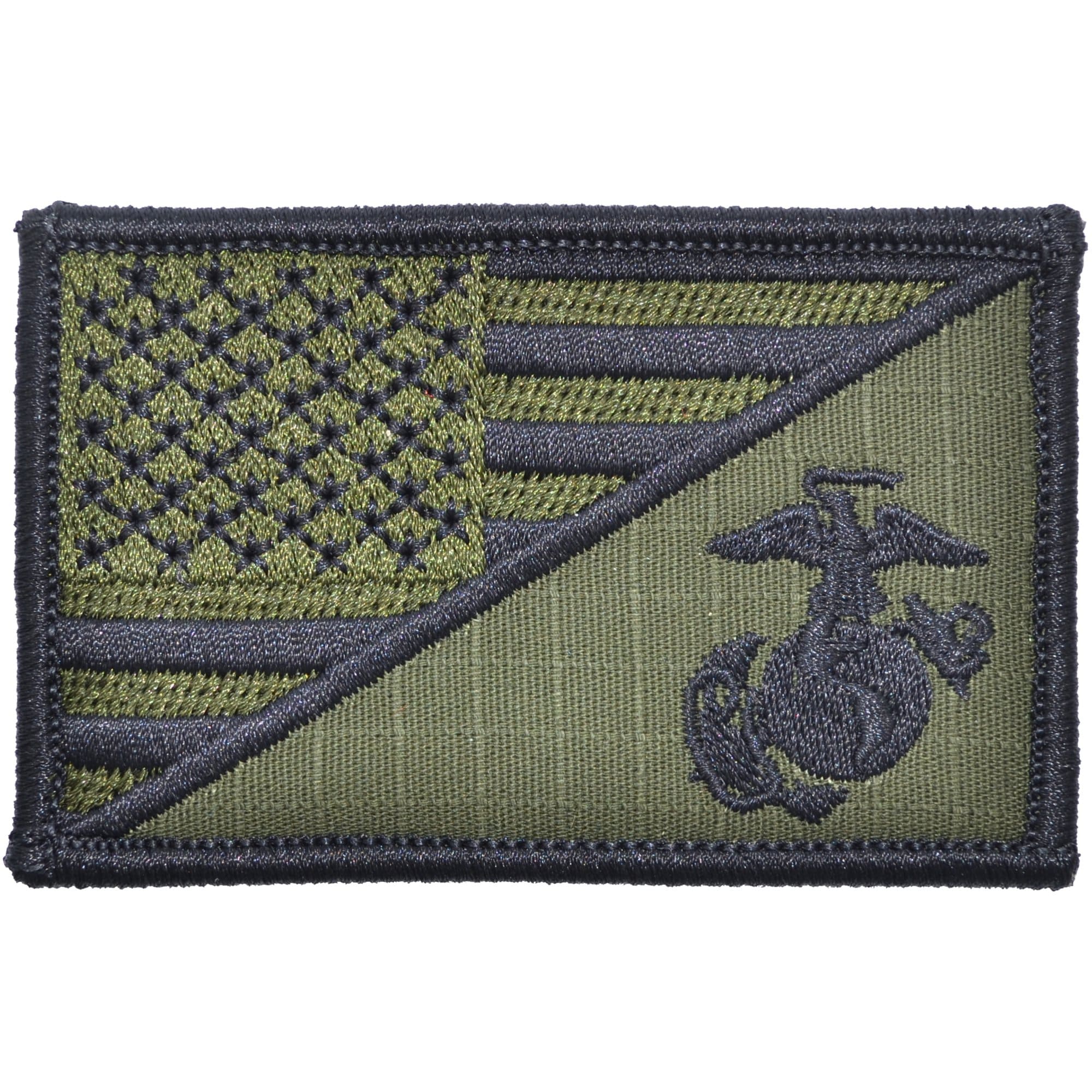 USMC EGA USA Flag - 2.25x3.5 Patch