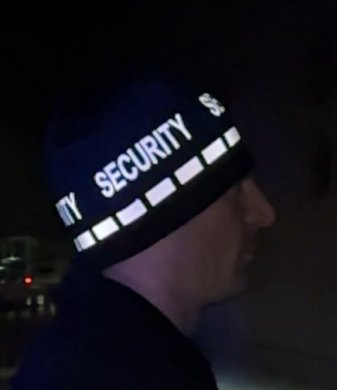 Black Beanie- SECURITY