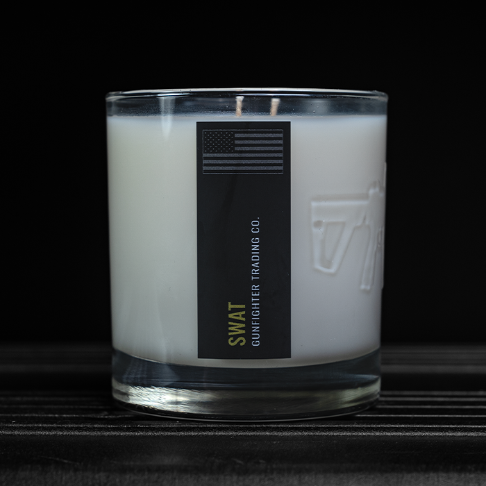 SWAT CANDLE (EMBOSSED AR15)