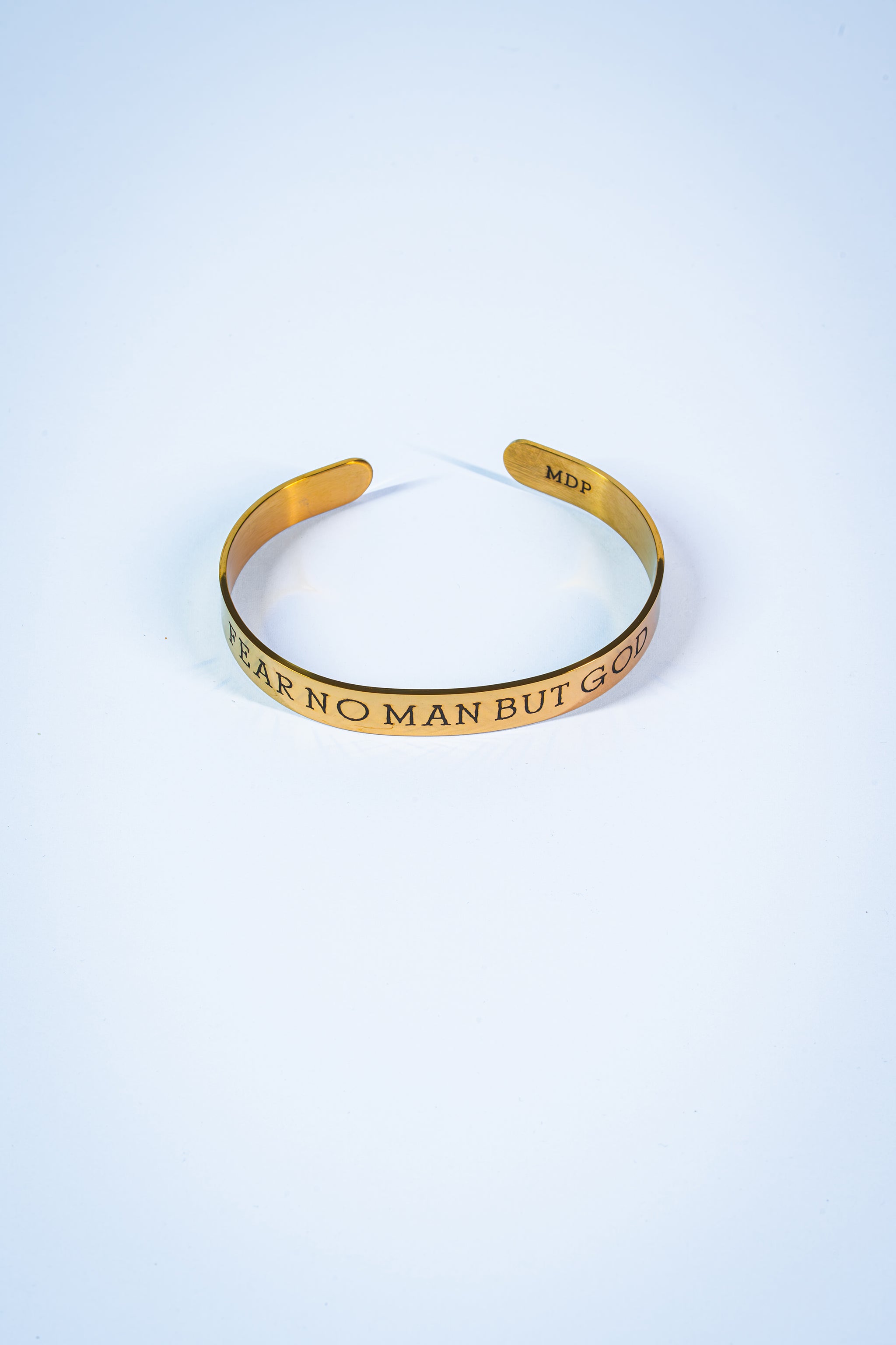 Fear No Man Stainless Steel Cuff