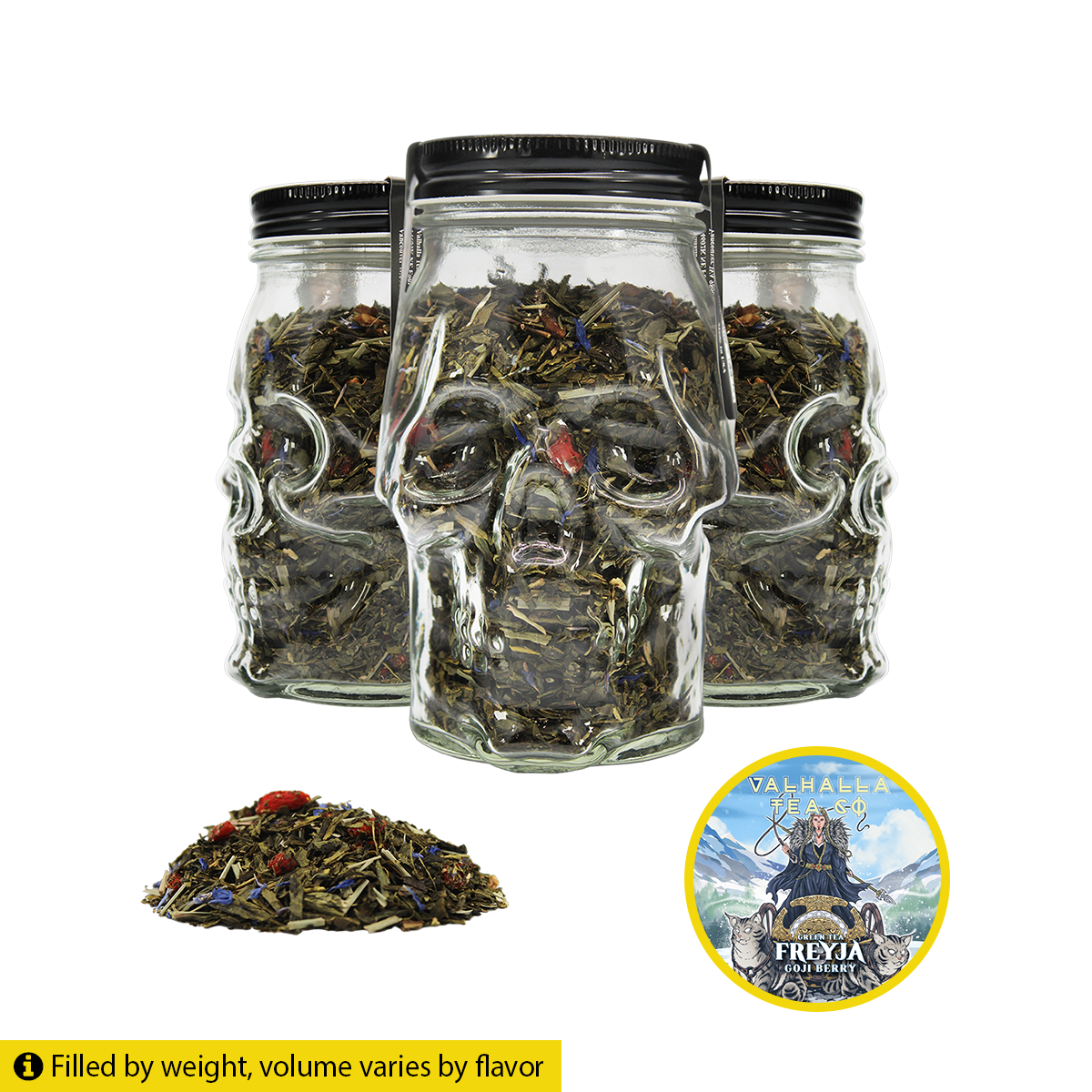 Freyja | Goji Berry | Green Tea | Caffeinated