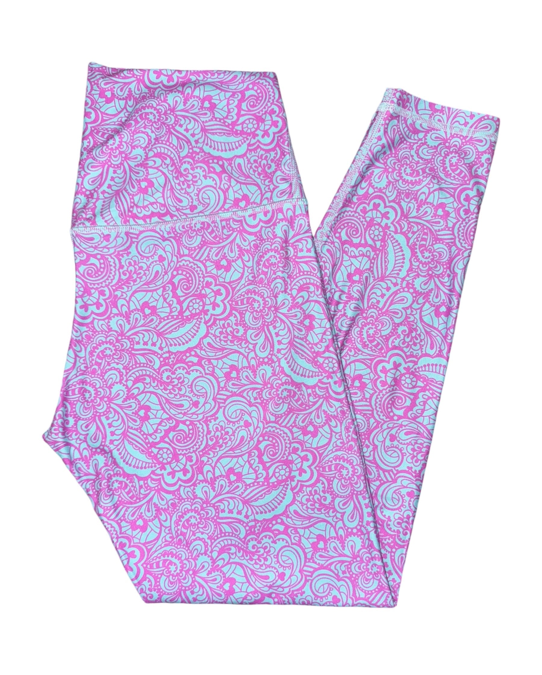 Elixir Leggings - Neon Lace