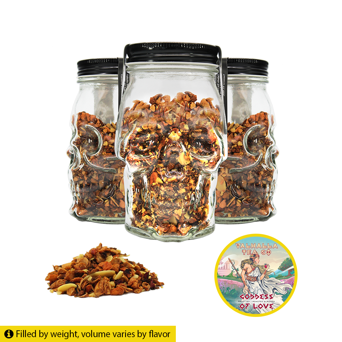 Goddess of Love | Toasted Almond & Apple | Fruit Tea | Non-Caffeinated