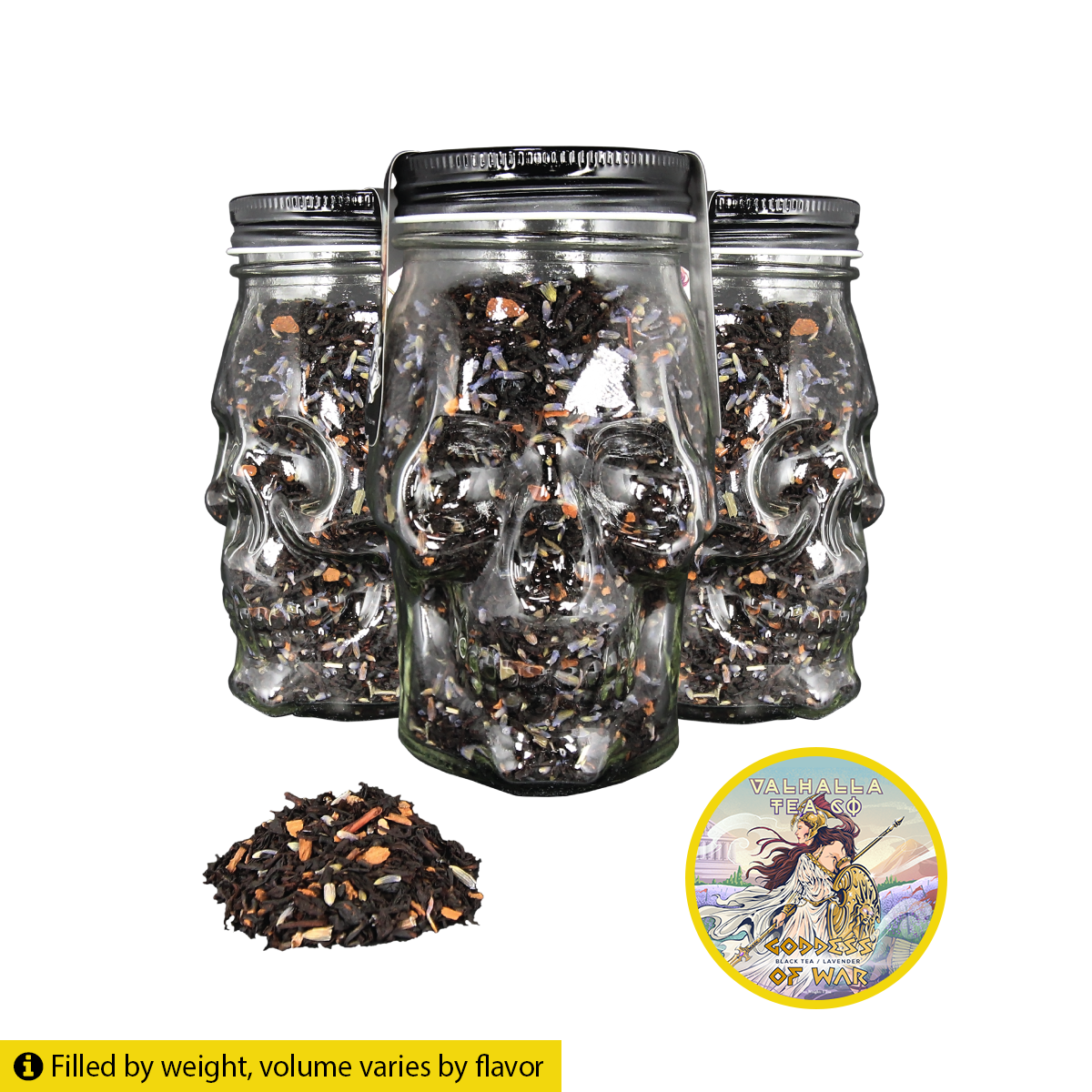 Goddess of War | Lavender, Cinnamon, Vanilla | Black Tea | Caffeinated