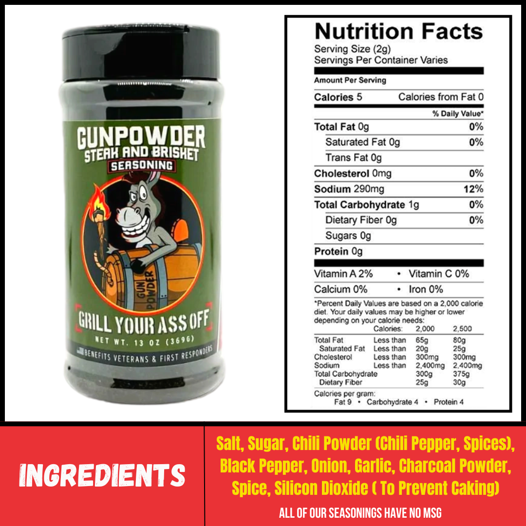 Gunpowder Steak & Brisket Seasoning