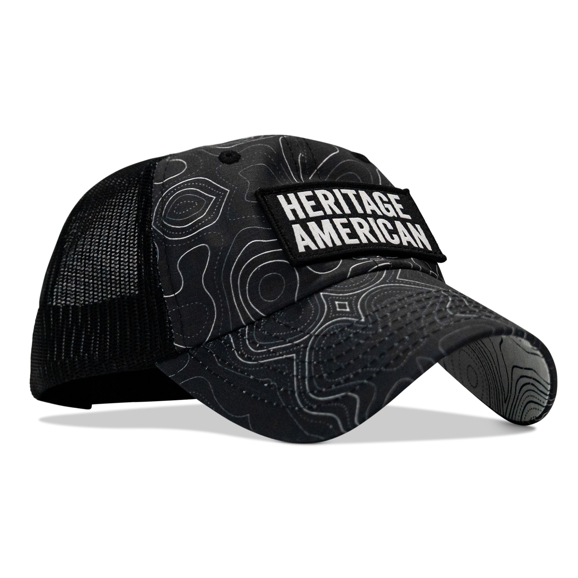 Heritage American Patch Tactical Ripstop Mesh Snapback Hat