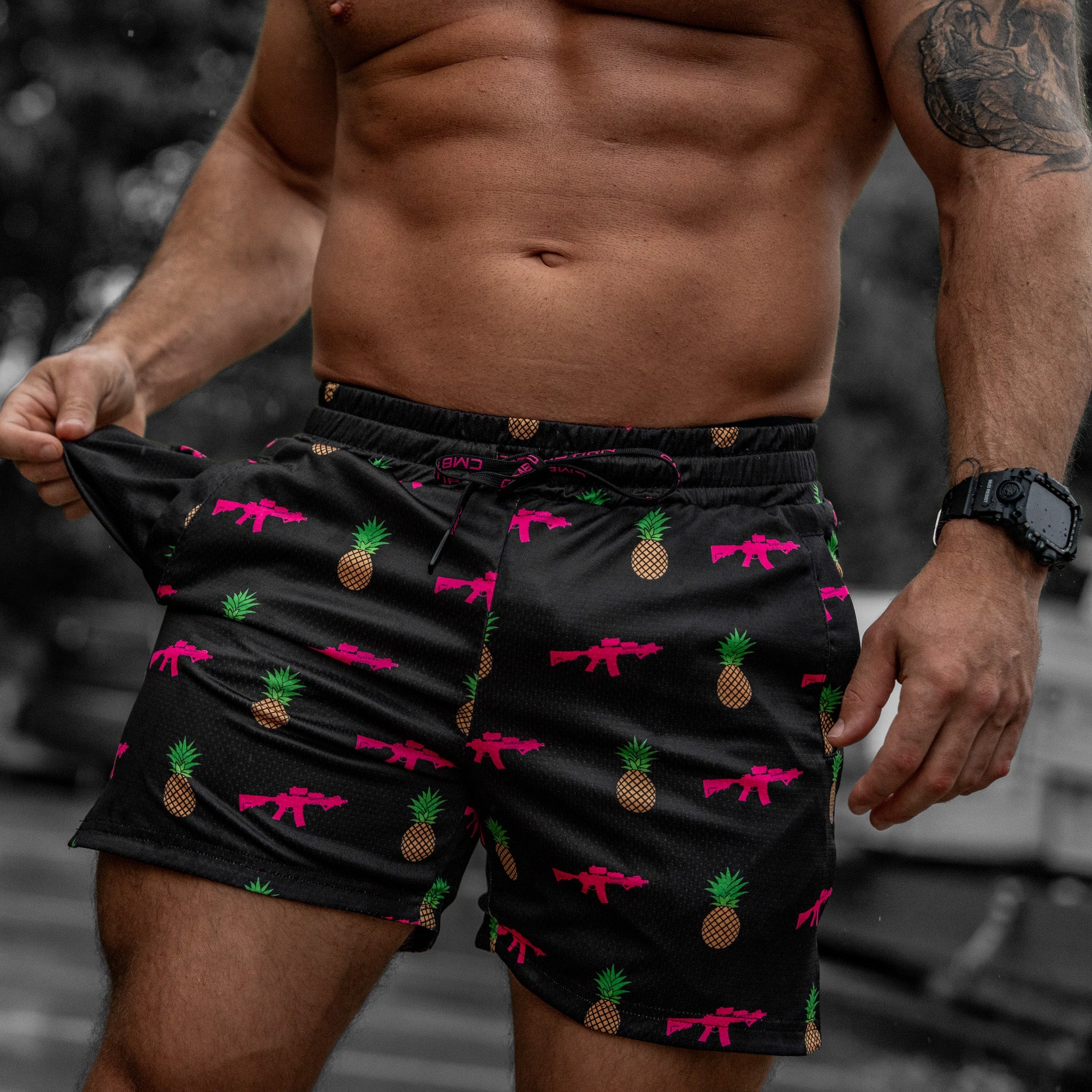 Herren Mesh-Shorts „Hoochie Daddy“ | 5 Zoll
