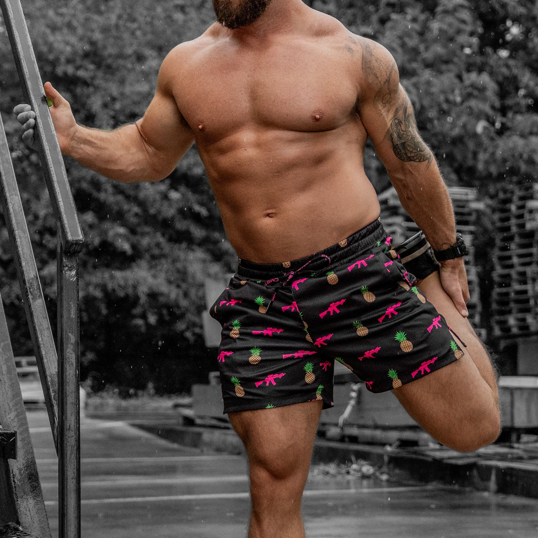 Herren Mesh-Shorts „Hoochie Daddy“ | 5 Zoll