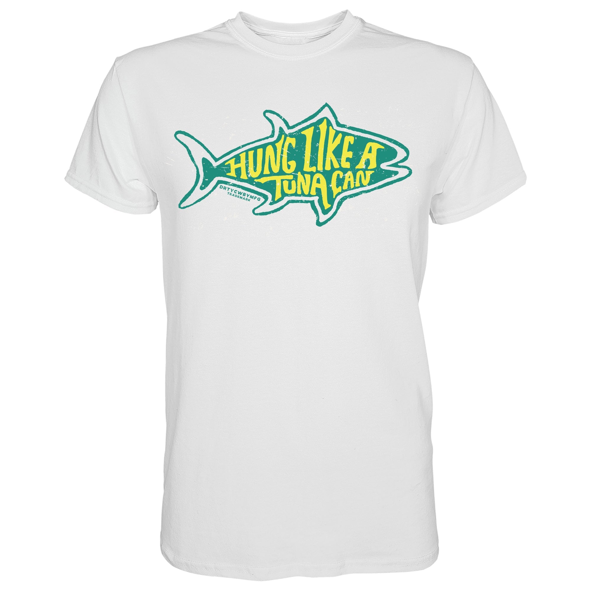 Herren-T-Shirt mit Thunfischdosen-Aufdruck