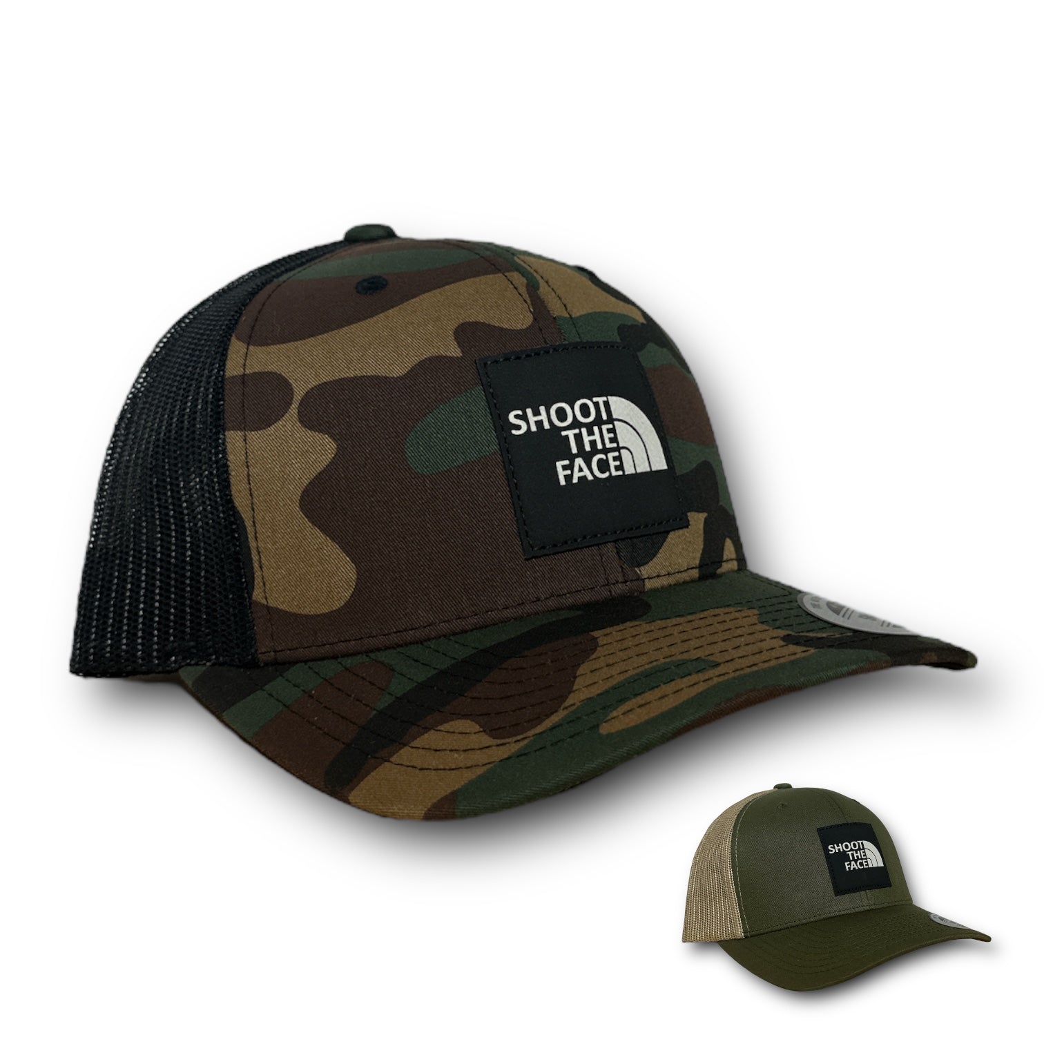 "Shoot The Face" Patch Hat