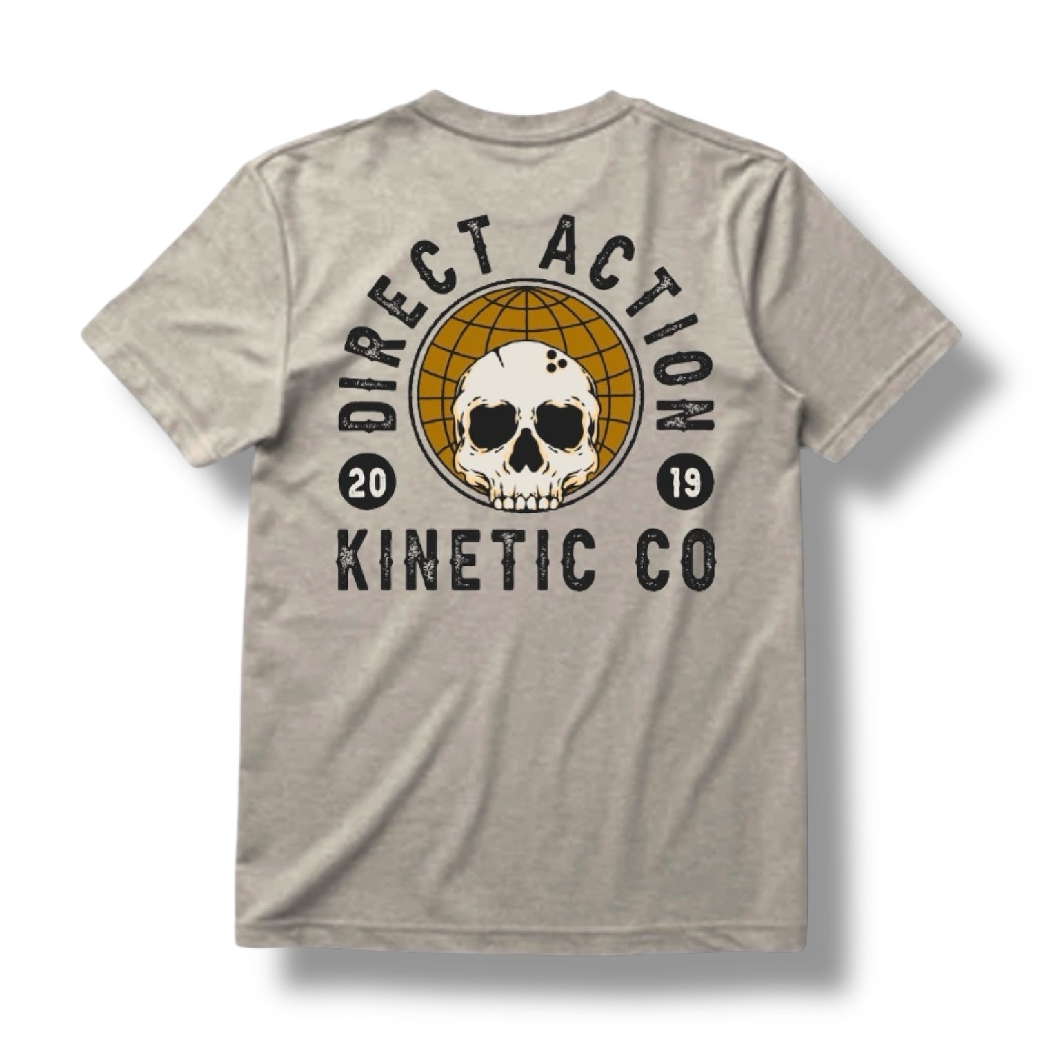 "KINETIC CO" TEE (HEATHER SILK)