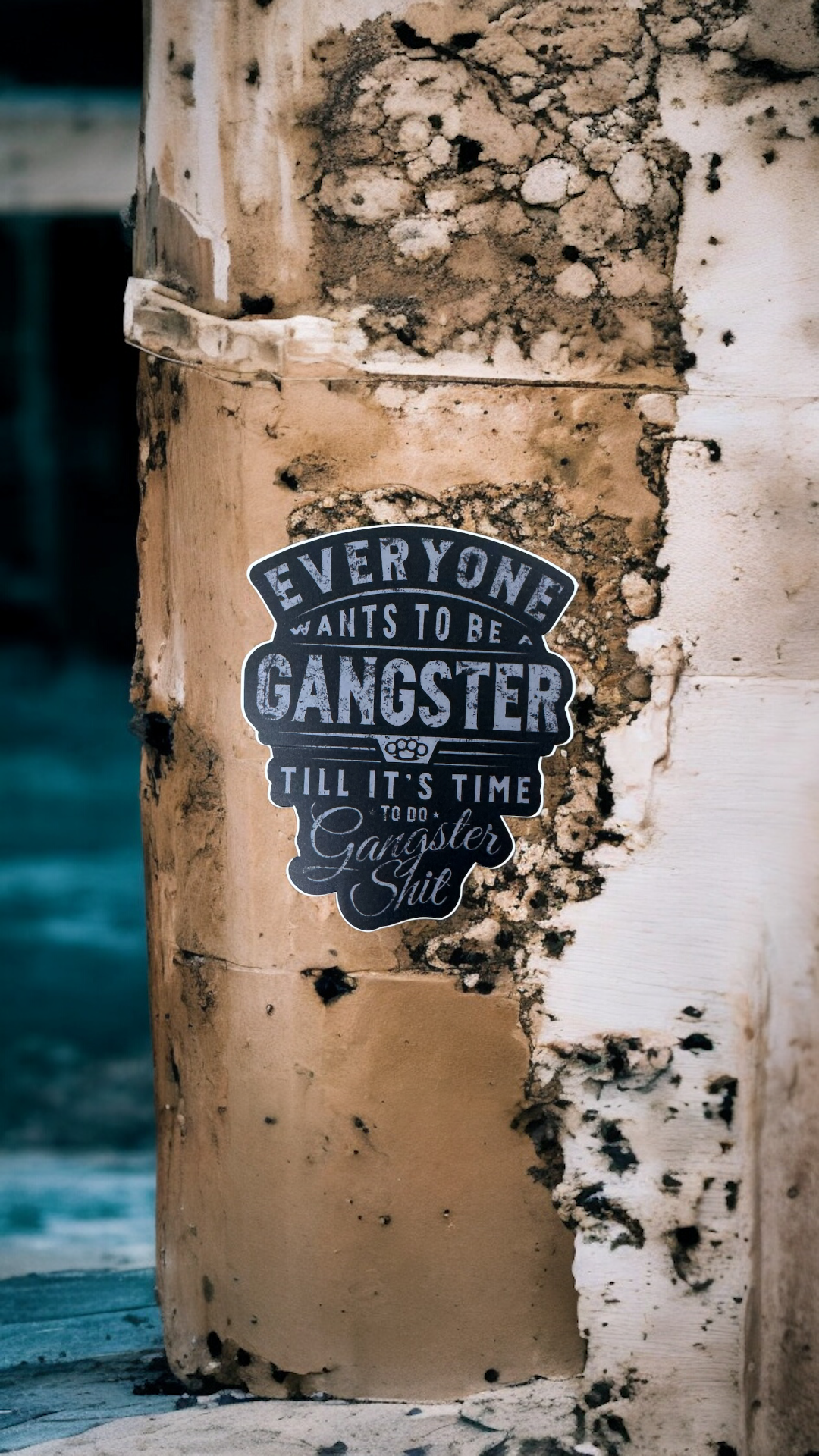 Gangster Sticker